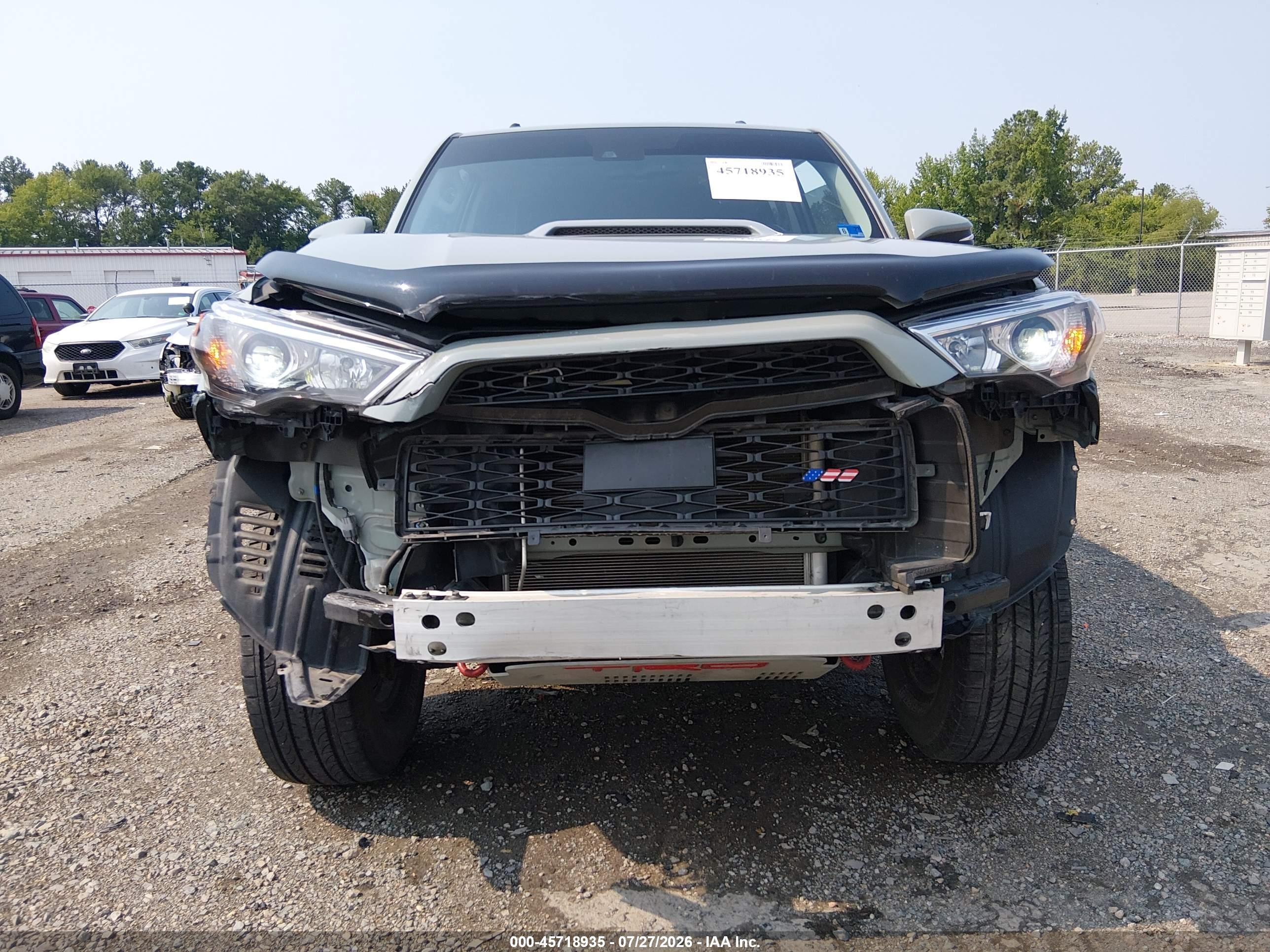 2023 Toyota 4Runner VIN JTERU5JR8P6205168 IAAI salvage auction — Front End, Salvage (Virginia), sold $20,700 on 2026-08-12 (photo 6)