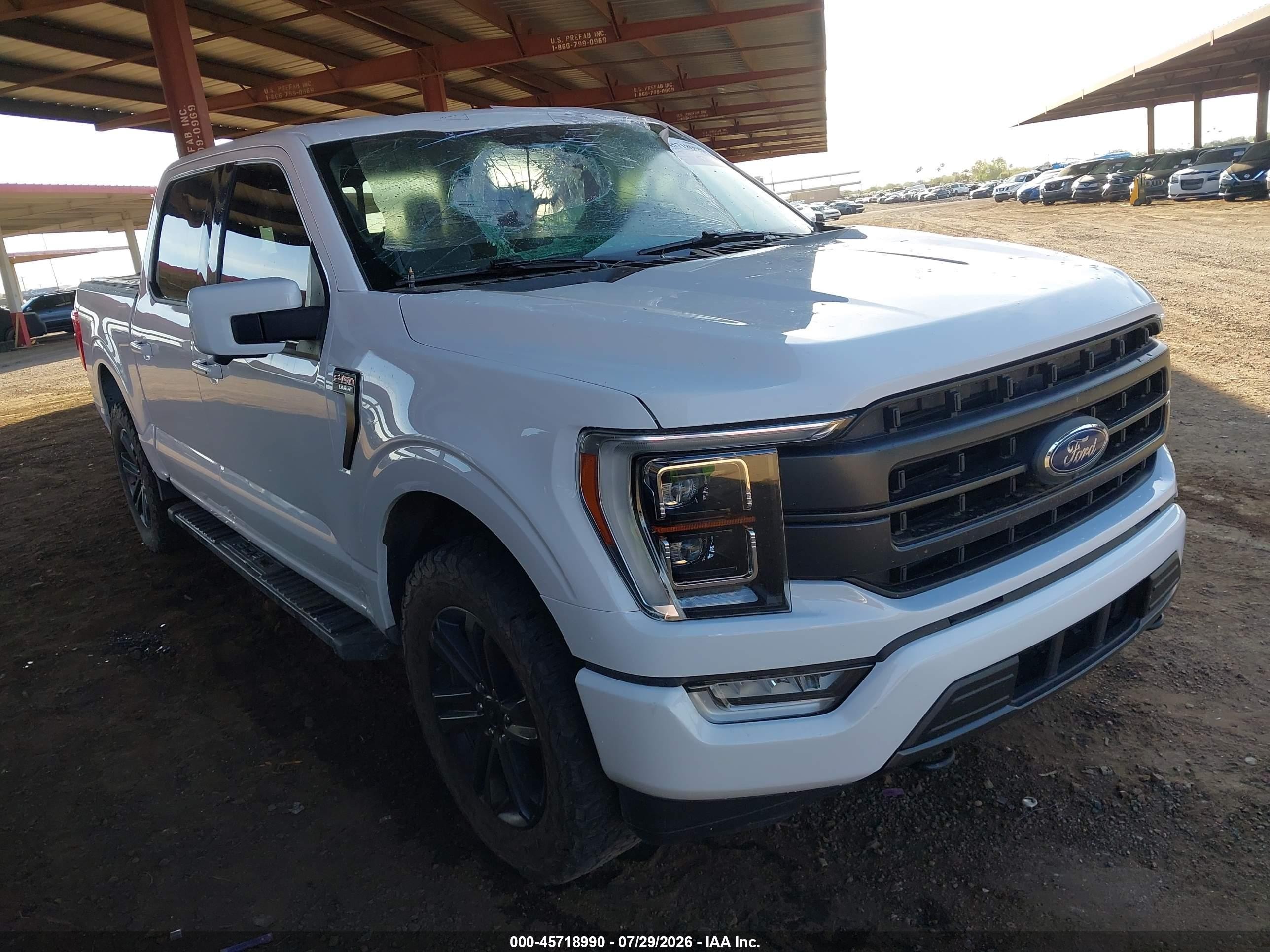 2021 Ford F-150 VIN 1FTEW1EP7MFB21319 — IAAI salvage auction photo