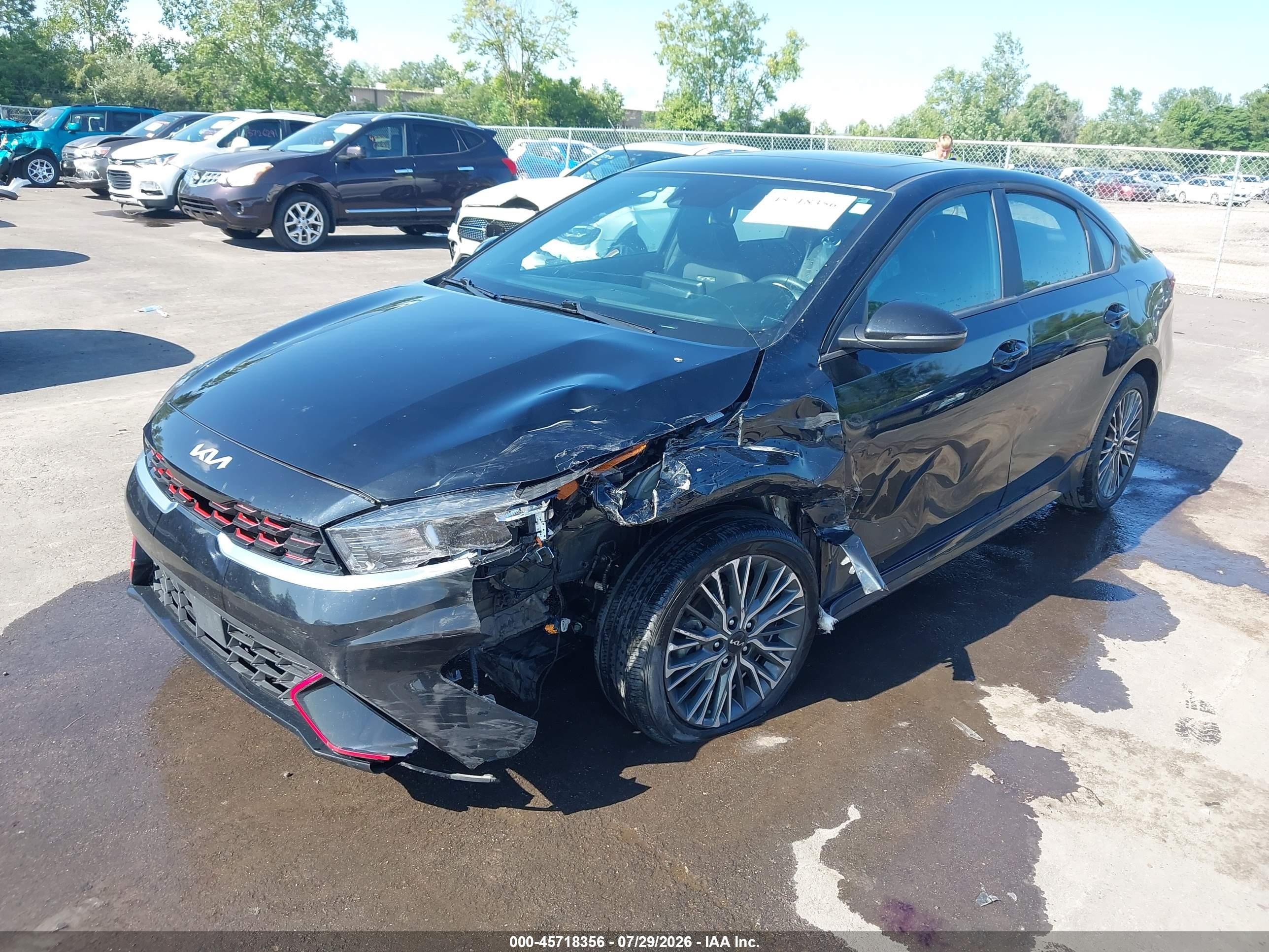 2024 Kia Forte VIN 3KPF54AD6RE808989 IAAI salvage auction — Unknown, Salvage (Ohio), sold $4,950 on 2026-09-06 (photo 2)