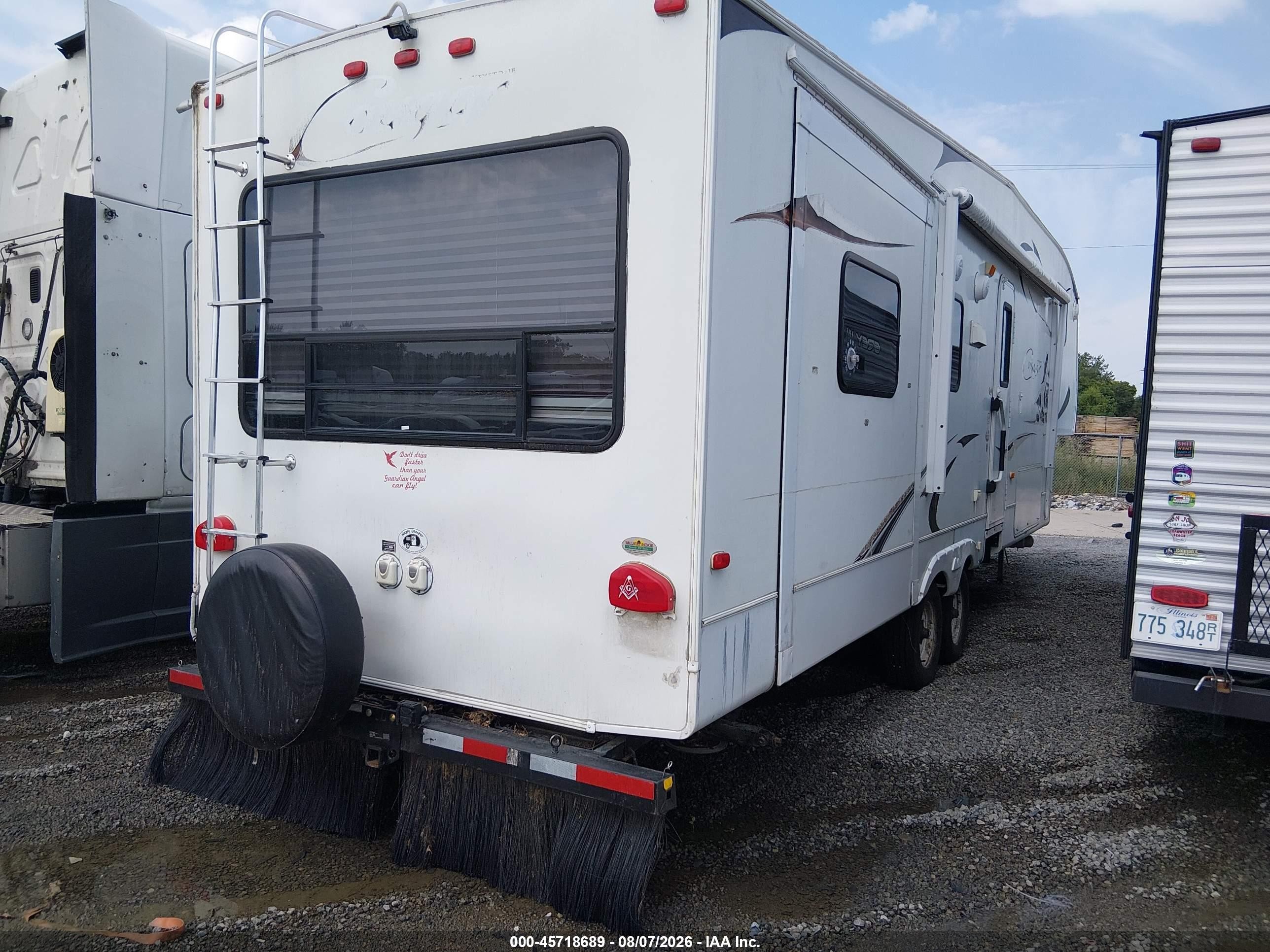 2010 Keystone Cougar VIN 4YDF31826A2501622 IAAI salvage auction — Water/Flood, Junk (Missouri), sold $1,000 on 2026-09-09 (photo 4)