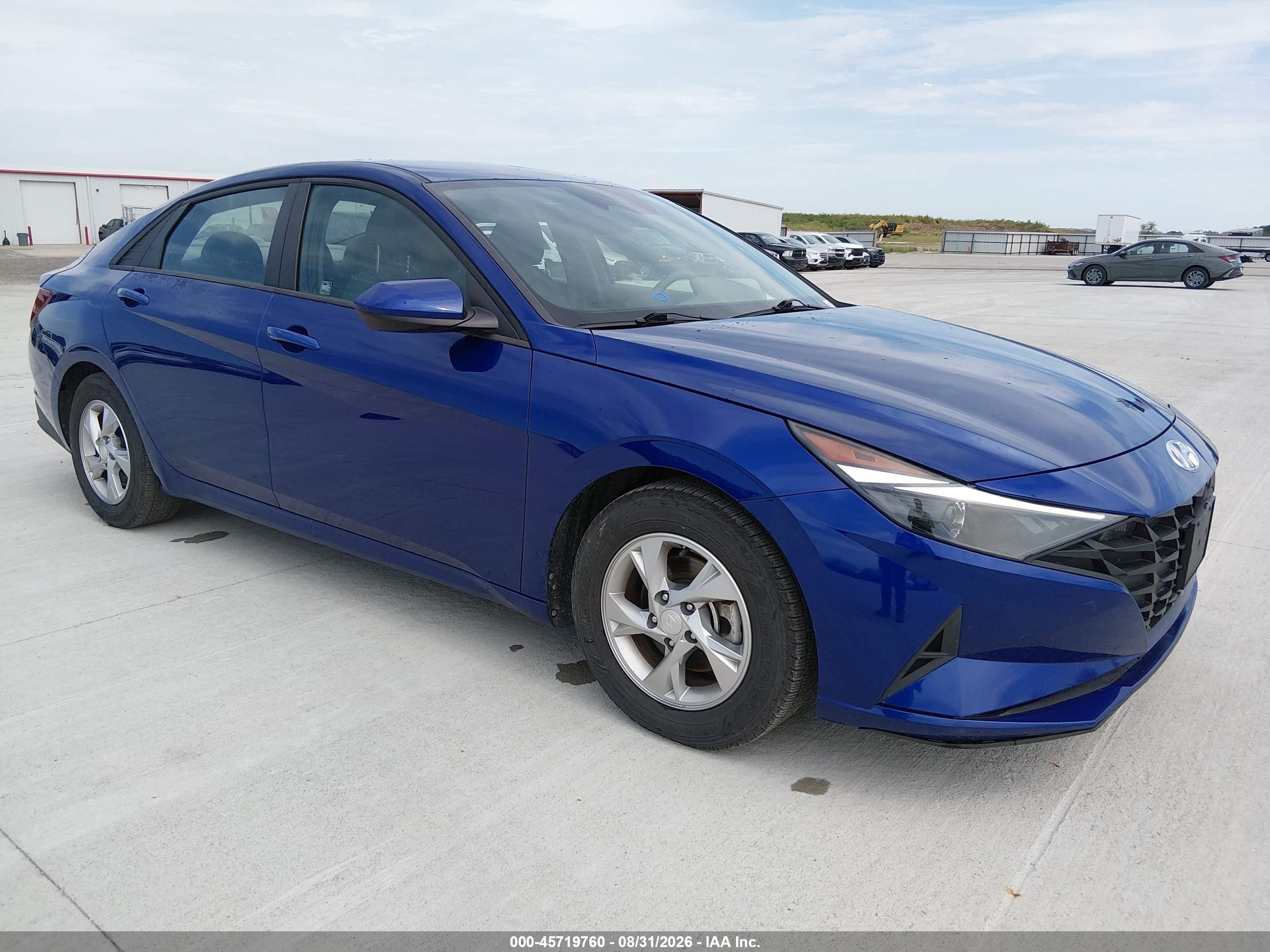 2021 Hyundai Elantra VIN 5NPLL4AG8MH047194 — IAAI salvage auction photo
