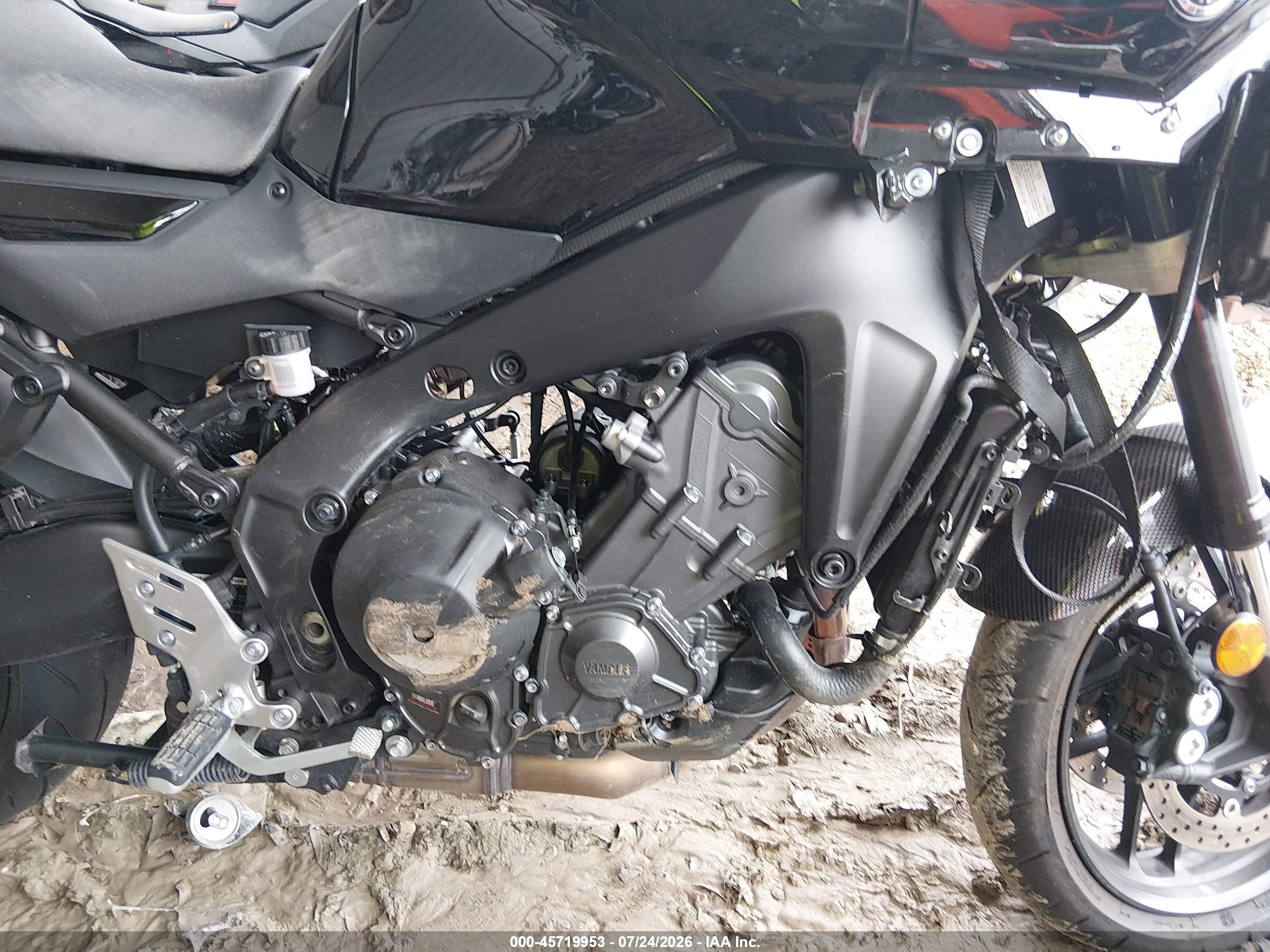 2026 Yamaha Mtt890 VIN JYARN99E5TA001019 IAAI salvage auction — Front End, Salvage (Tennessee), sold $4,650 on 2026-09-09 (photo 8)