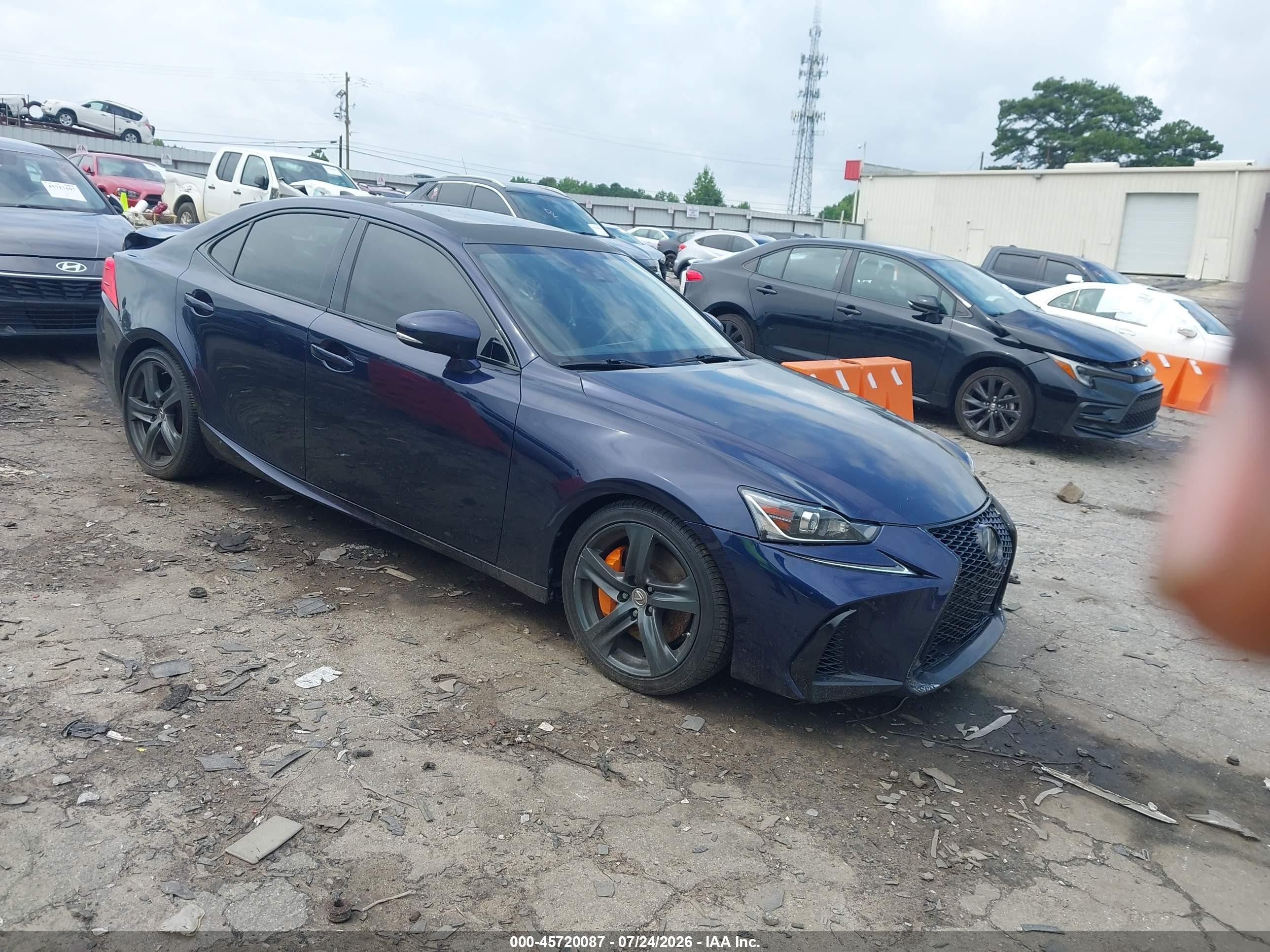 2019 Lexus IS 300 VIN JTHC81D23K5040097 — IAAI salvage auction photo