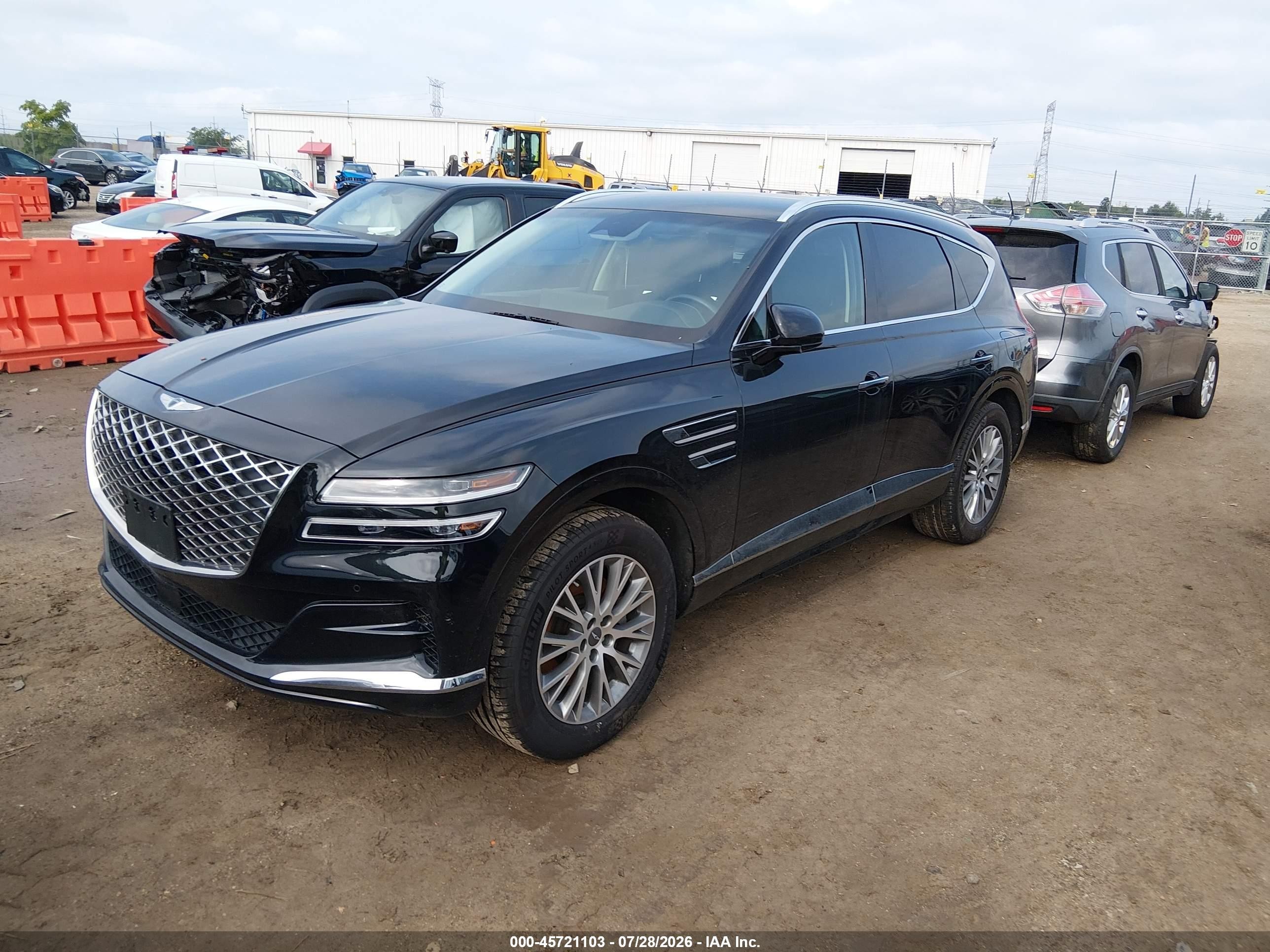2024 Genesis Gv80 VIN KMUHBDSB2RU180619 IAAI salvage auction — Theft, Salvage (Illinois), sold $13,200 on 2026-09-11 (photo 2)