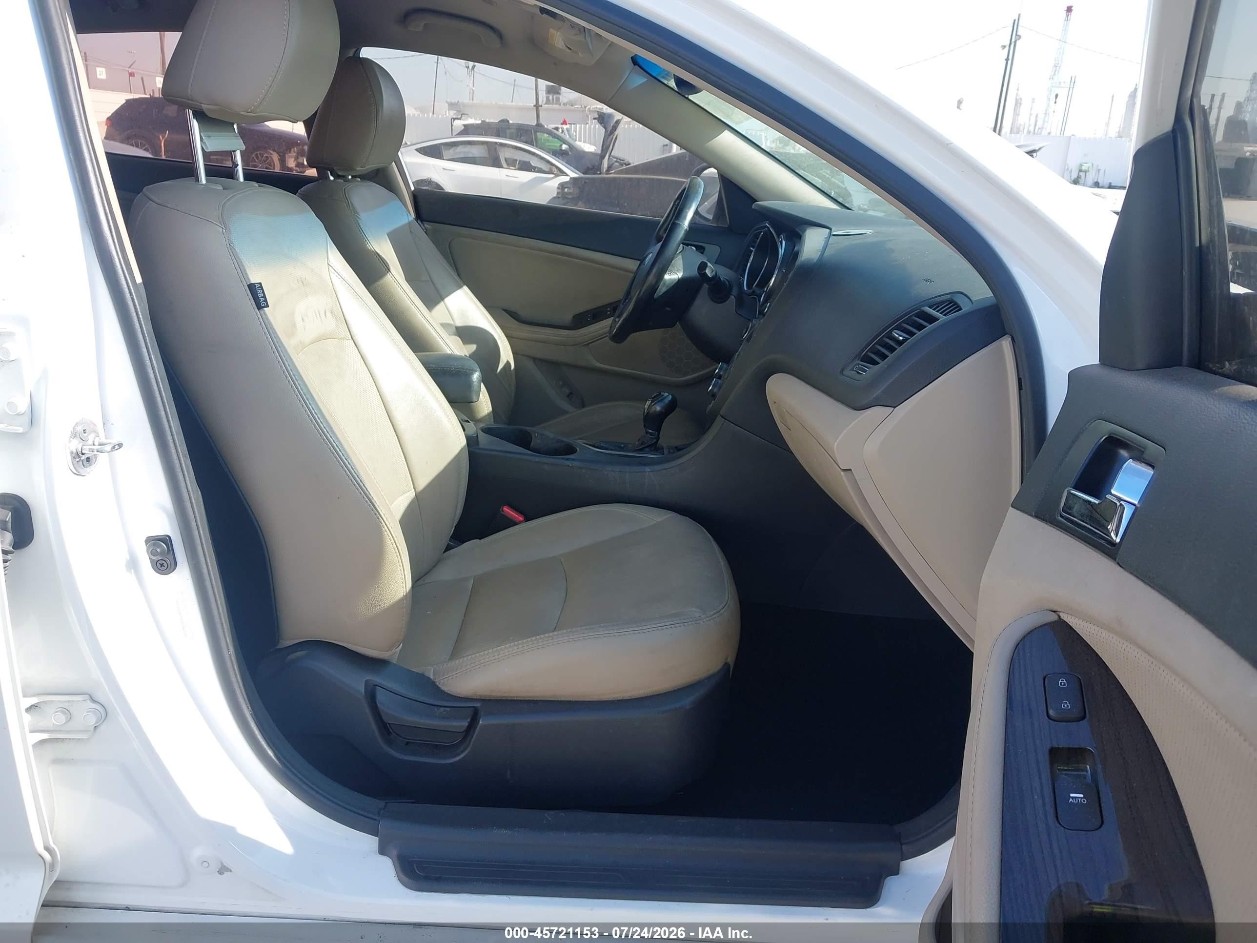 2013 Kia Optima VIN 5XXGN4A72DG156595 IAAI salvage auction — Front End, Salvage (California), sold $825 on 2026-09-24 (photo 5)
