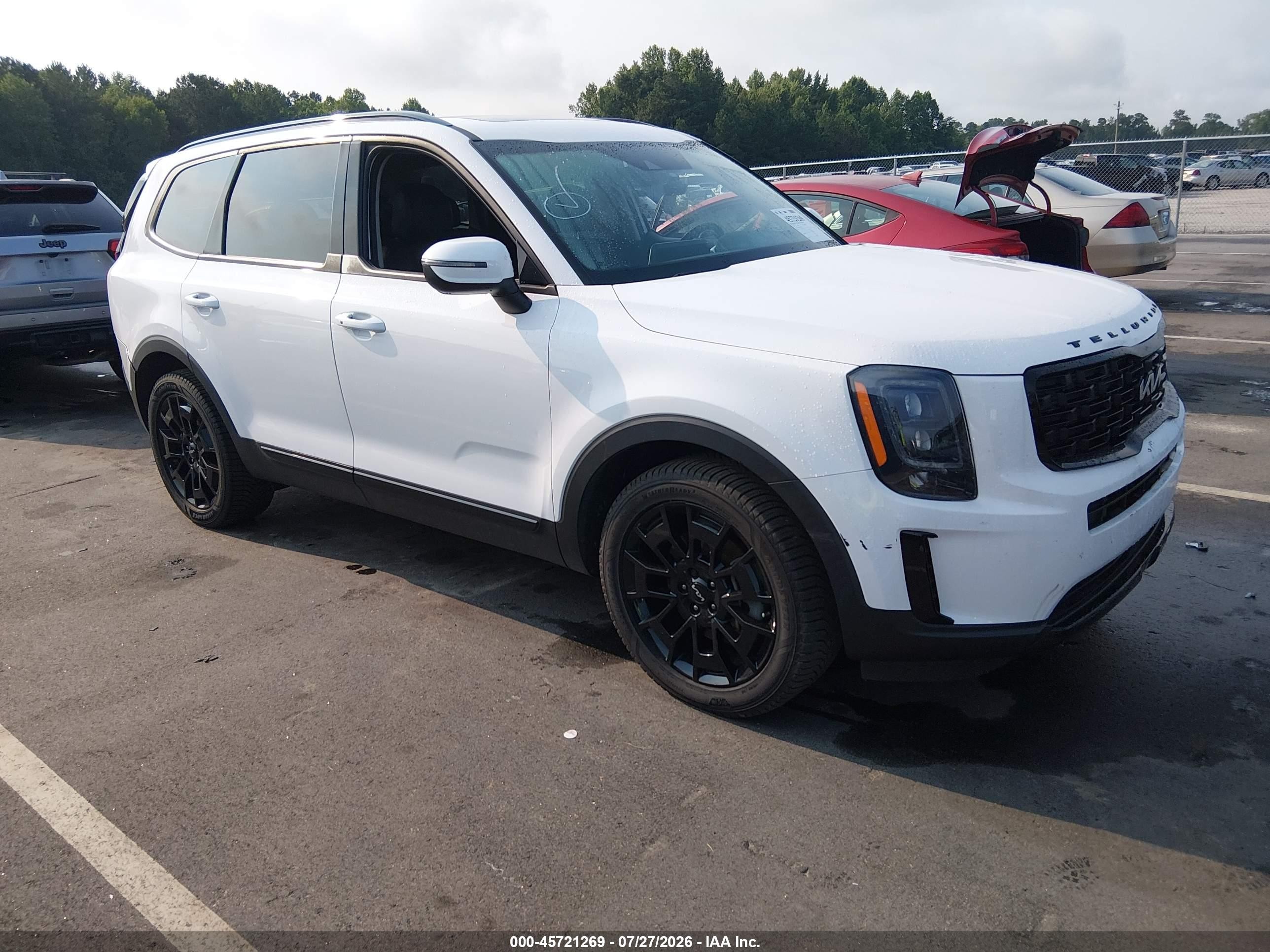 2022 Kia Telluride VIN 5XYP3DHC0NG322926 — IAAI salvage auction photo