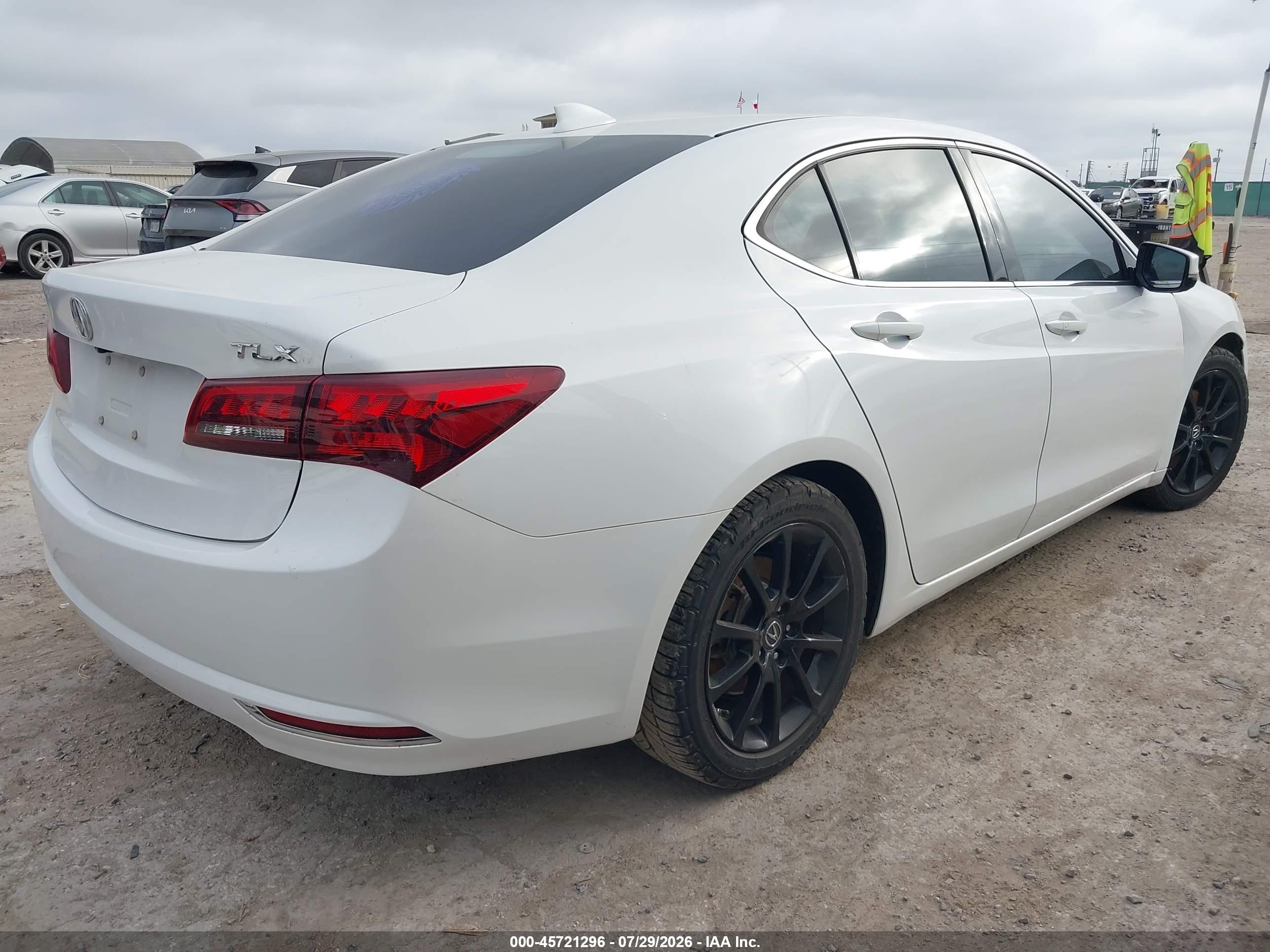 2016 Acura Tlx VIN 19UUB2F30GA005603 IAAI salvage auction — Water/Flood, Salvage (Texas), sold $3,275 on 2026-09-25 (photo 4)