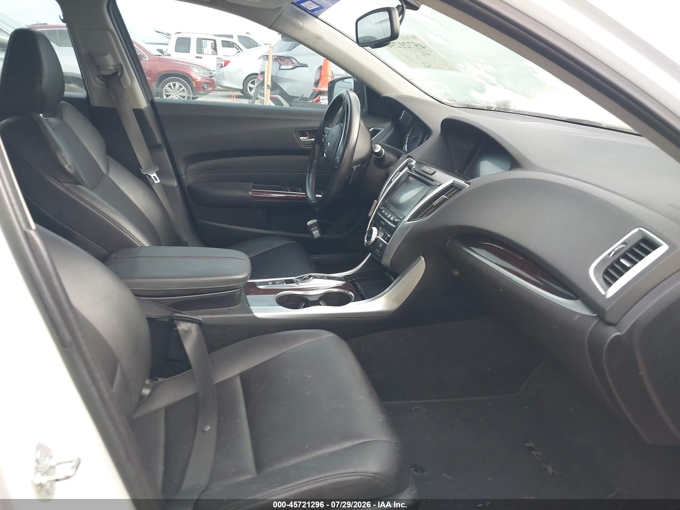 2016 Acura Tlx VIN 19UUB2F30GA005603 IAAI salvage auction — Water/Flood, Salvage (Texas), sold $3,275 on 2026-09-25 (photo 5)
