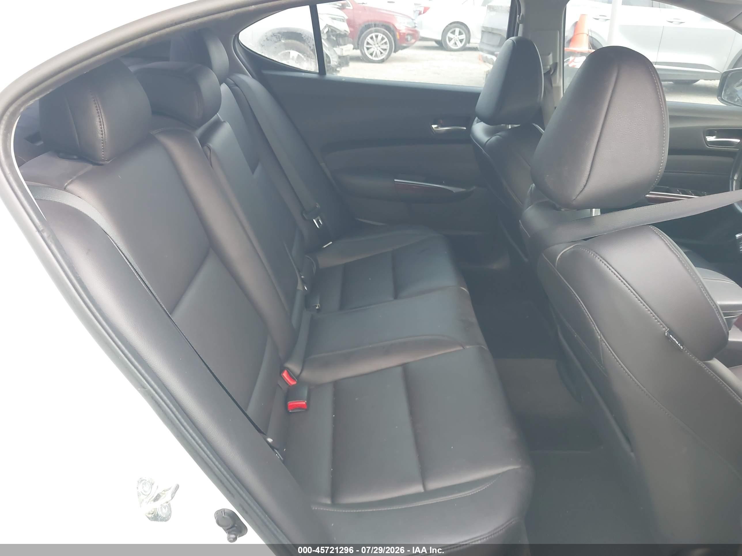 2016 Acura Tlx VIN 19UUB2F30GA005603 IAAI salvage auction — Water/Flood, Salvage (Texas), sold $3,275 on 2026-09-25 (photo 8)