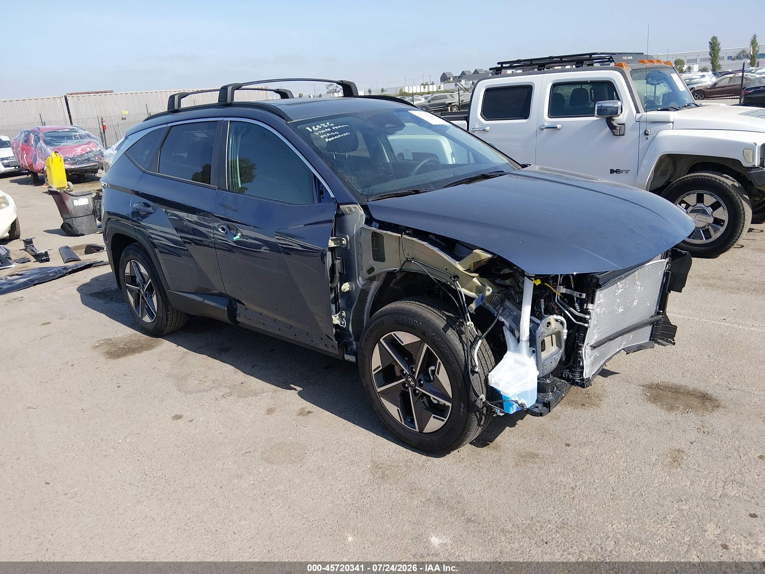2026 Hyundai Tucson VIN 5NMJC3DE8TH734263 — IAAI salvage auction photo