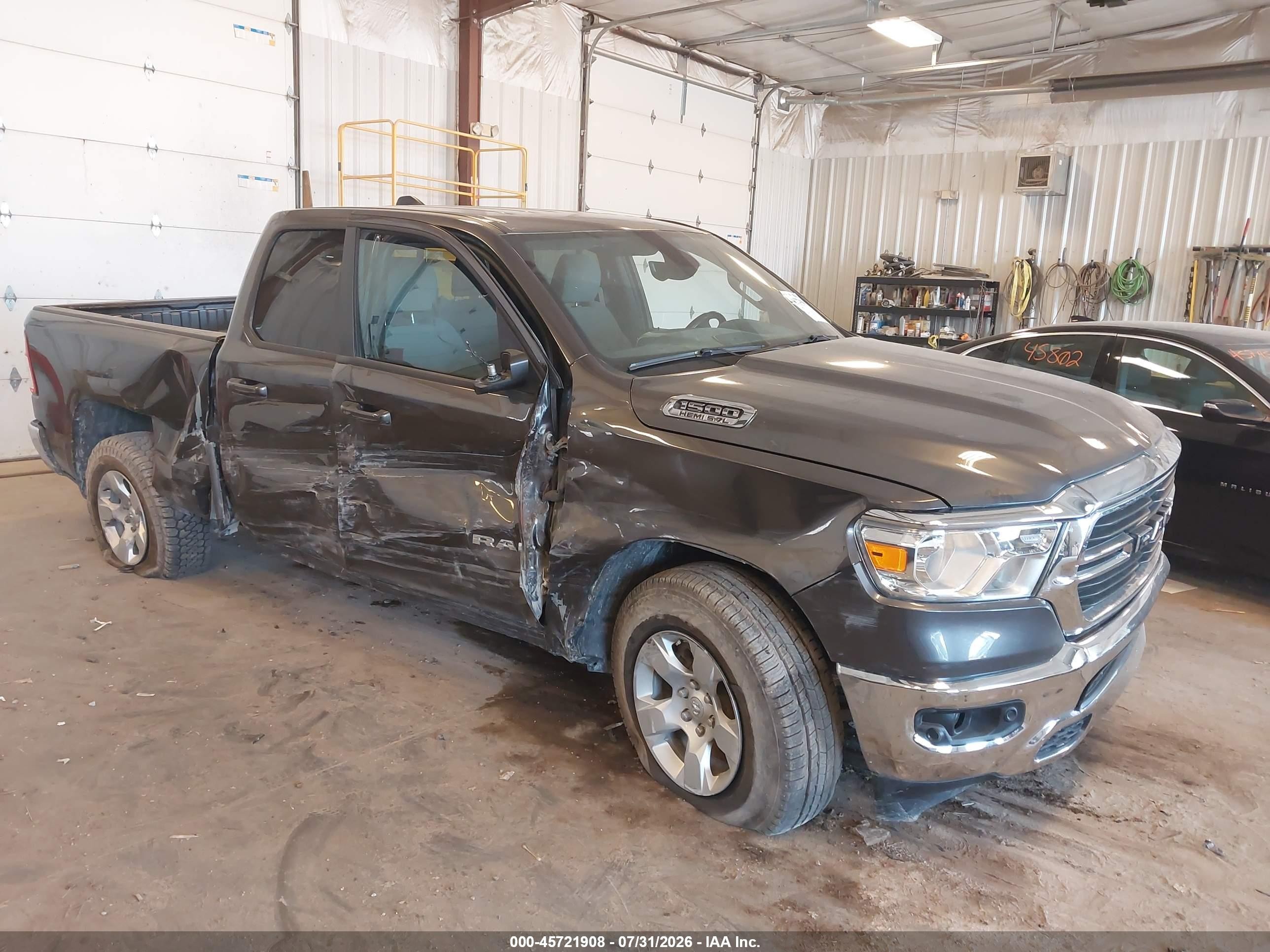 2021 Ram 1500 VIN 1C6SRFBT7MN723689 — IAAI salvage auction photo