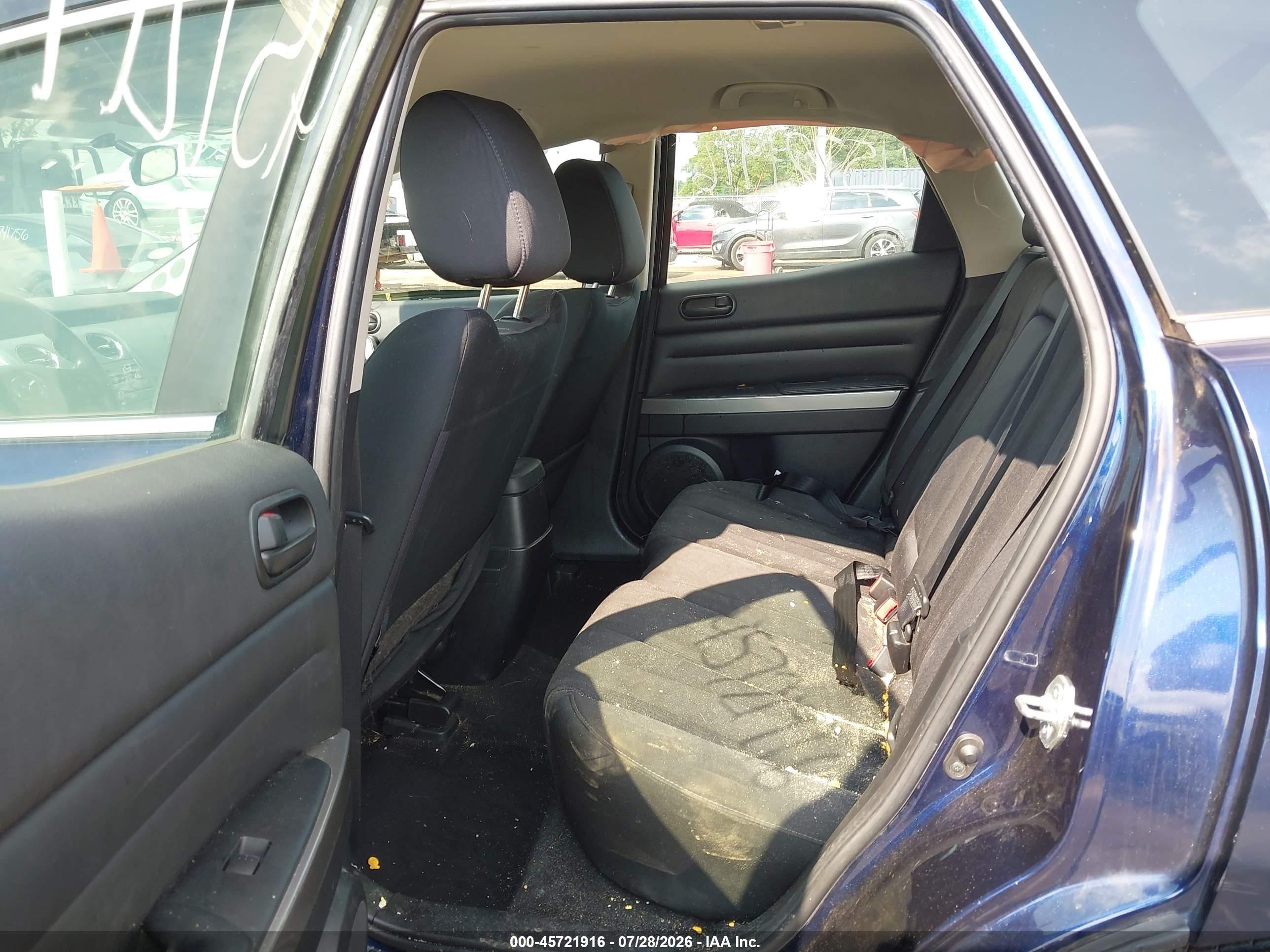 2012 Mazda Cx-7 VIN JM3ER2A52C0420646 IAAI salvage auction — Side, Clear (Indiana), sold $250 on 2026-09-08 (photo 8)