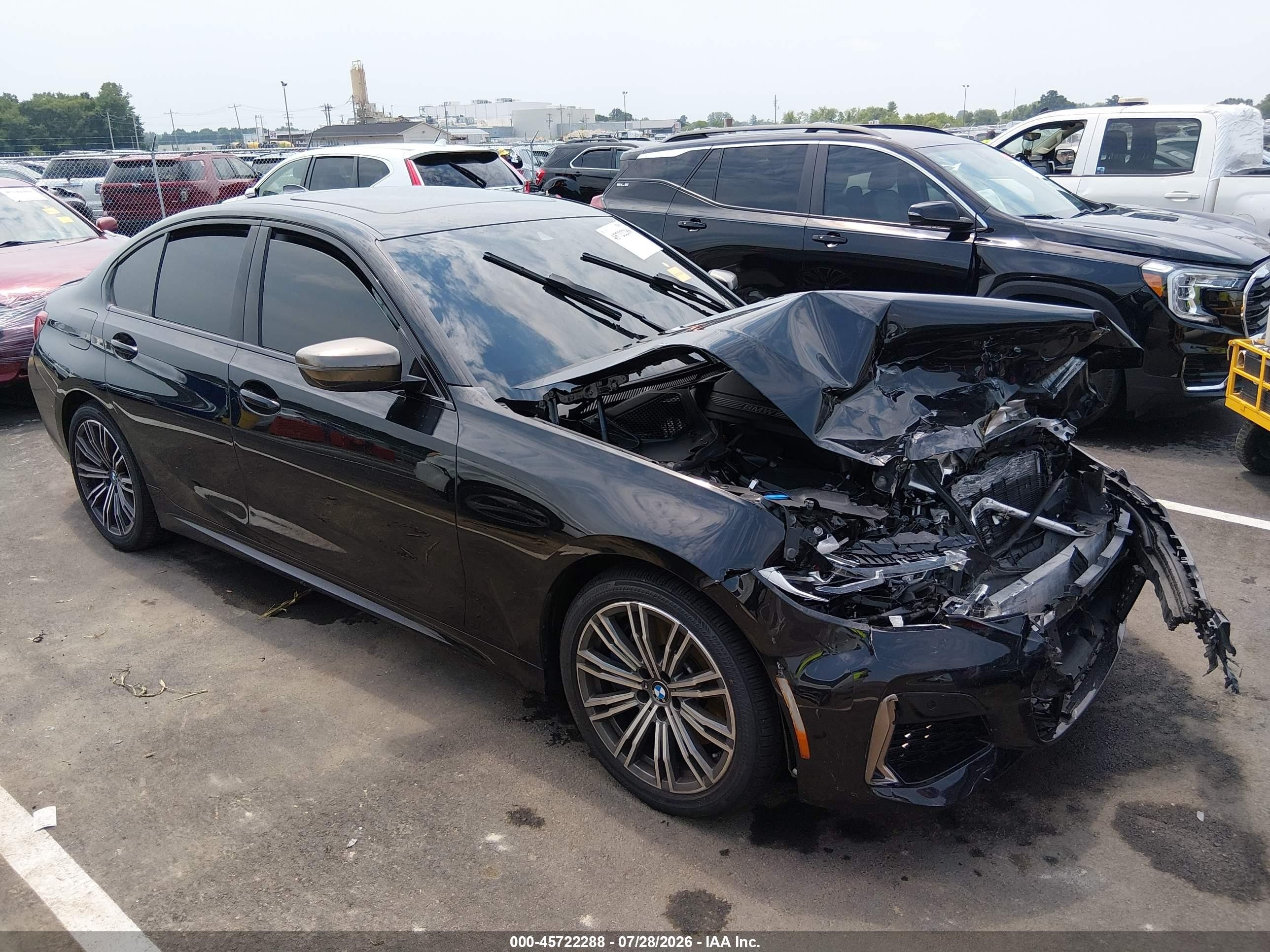 2020 BMW M340i VIN WBA5U9C08LFH51617 — IAAI salvage auction photo
