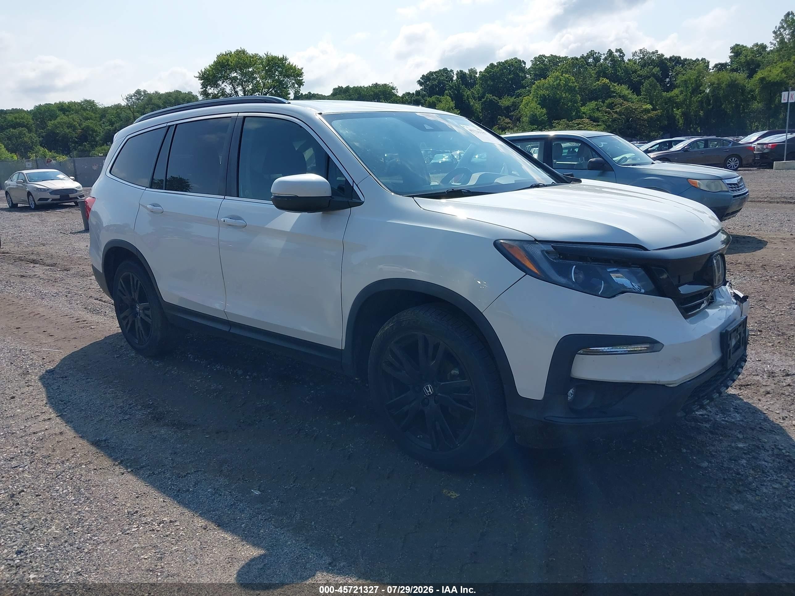 2021 Honda Pilot VIN 5FNYF6H25MB013392 — IAAI salvage auction photo