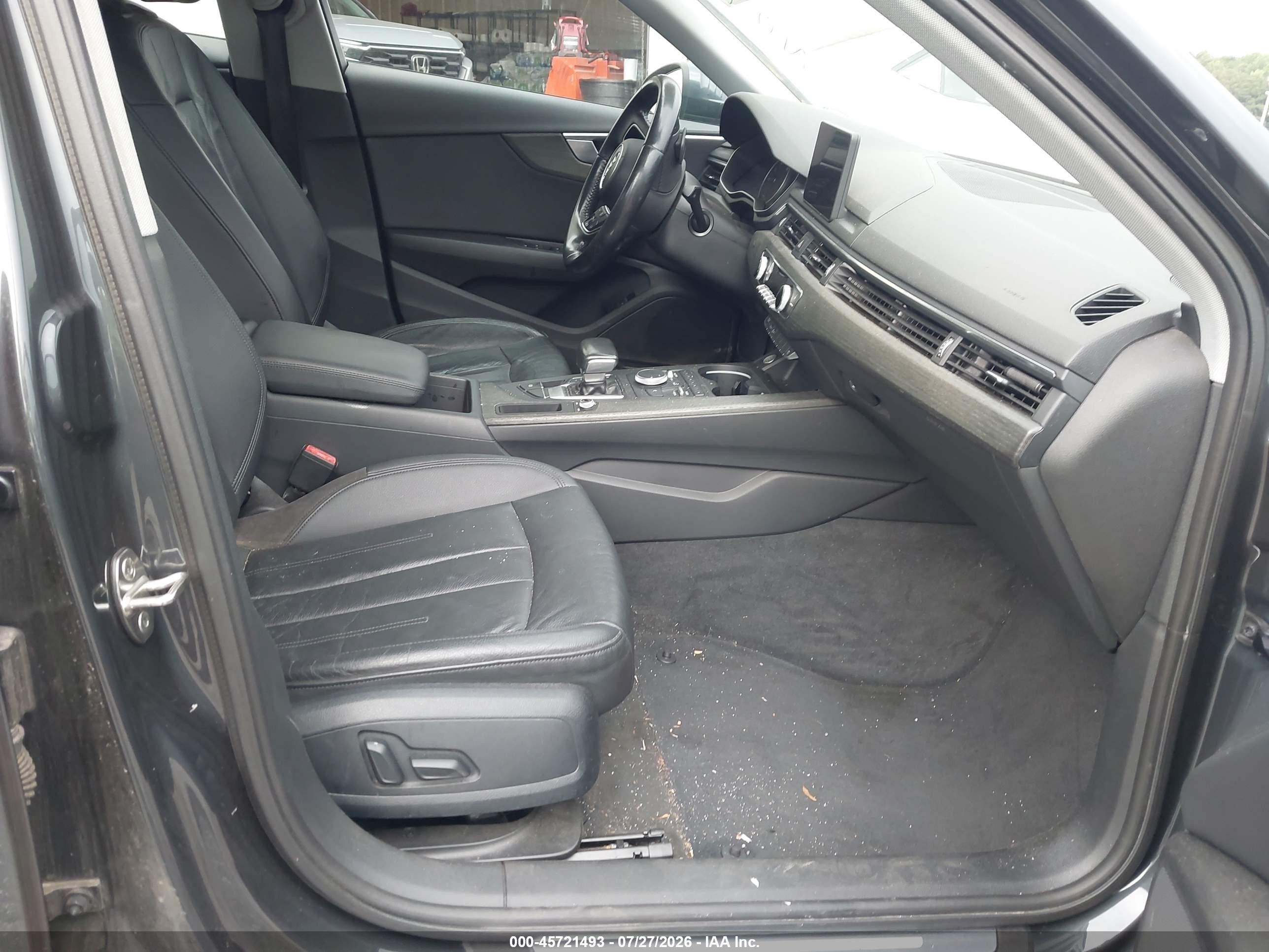 2017 Audi A4 VIN WAUGMAF47HN071551 IAAI salvage auction — Front End, Rebuildable (Florida), sold $3,200 on 2026-09-09 (photo 5)