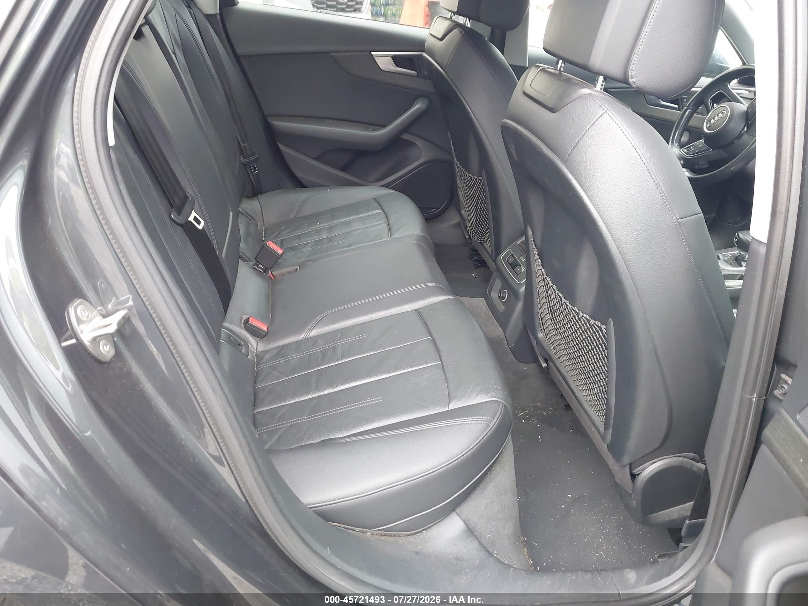 2017 Audi A4 VIN WAUGMAF47HN071551 IAAI salvage auction — Front End, Rebuildable (Florida), sold $3,200 on 2026-09-09 (photo 8)