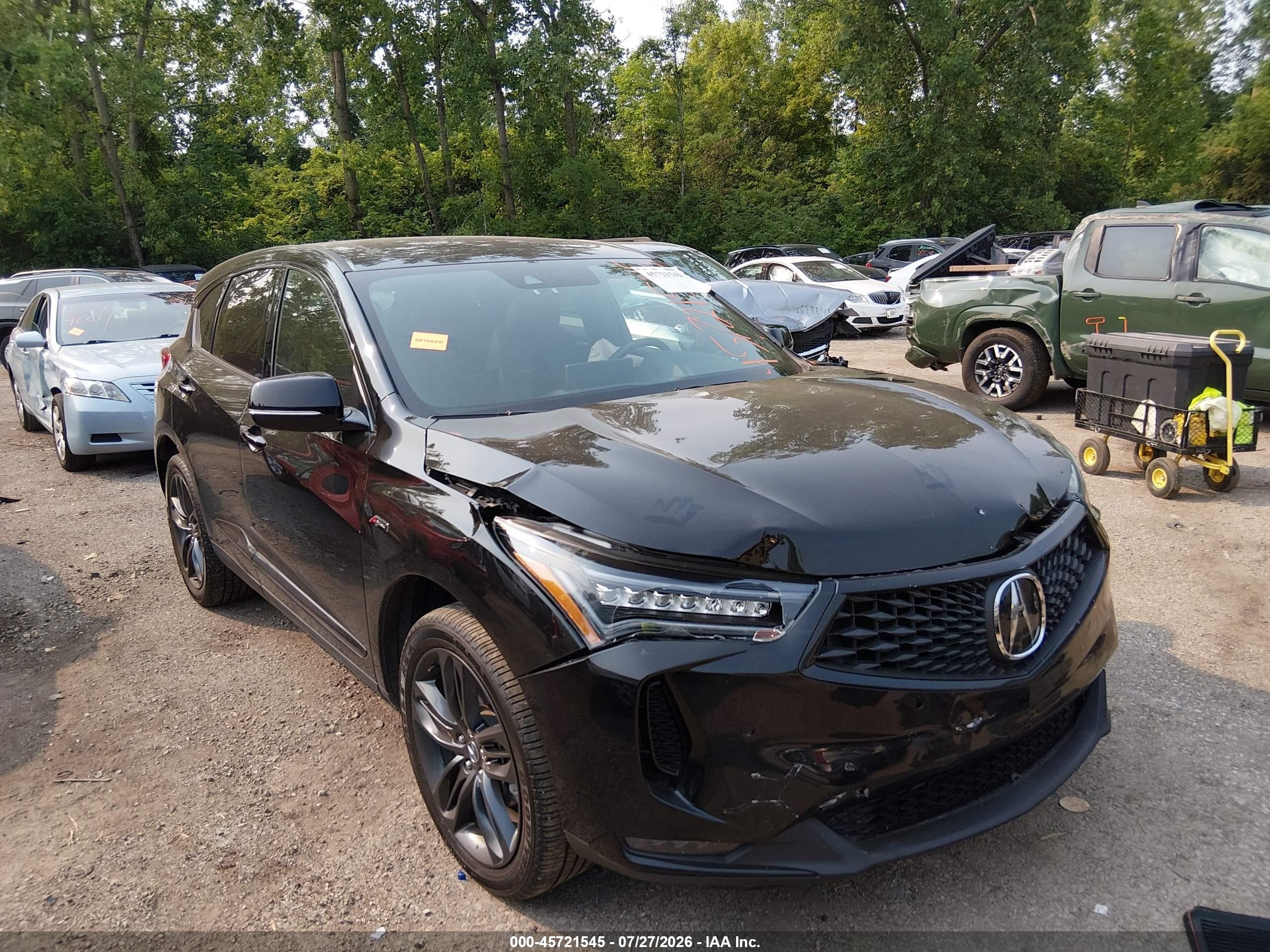 2022 Acura RDX VIN 5J8TC2H65NL003718 — IAAI salvage auction photo