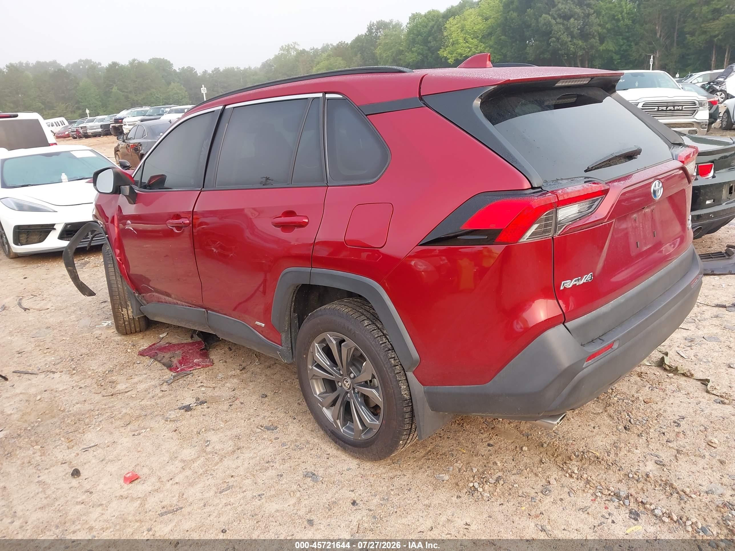2024 Toyota Rav 4 VIN 4T3B6RFV2RU159836 IAAI salvage auction — Front End, Salvage (North Carolina), sold $9,600 on 2026-09-07 (photo 3)