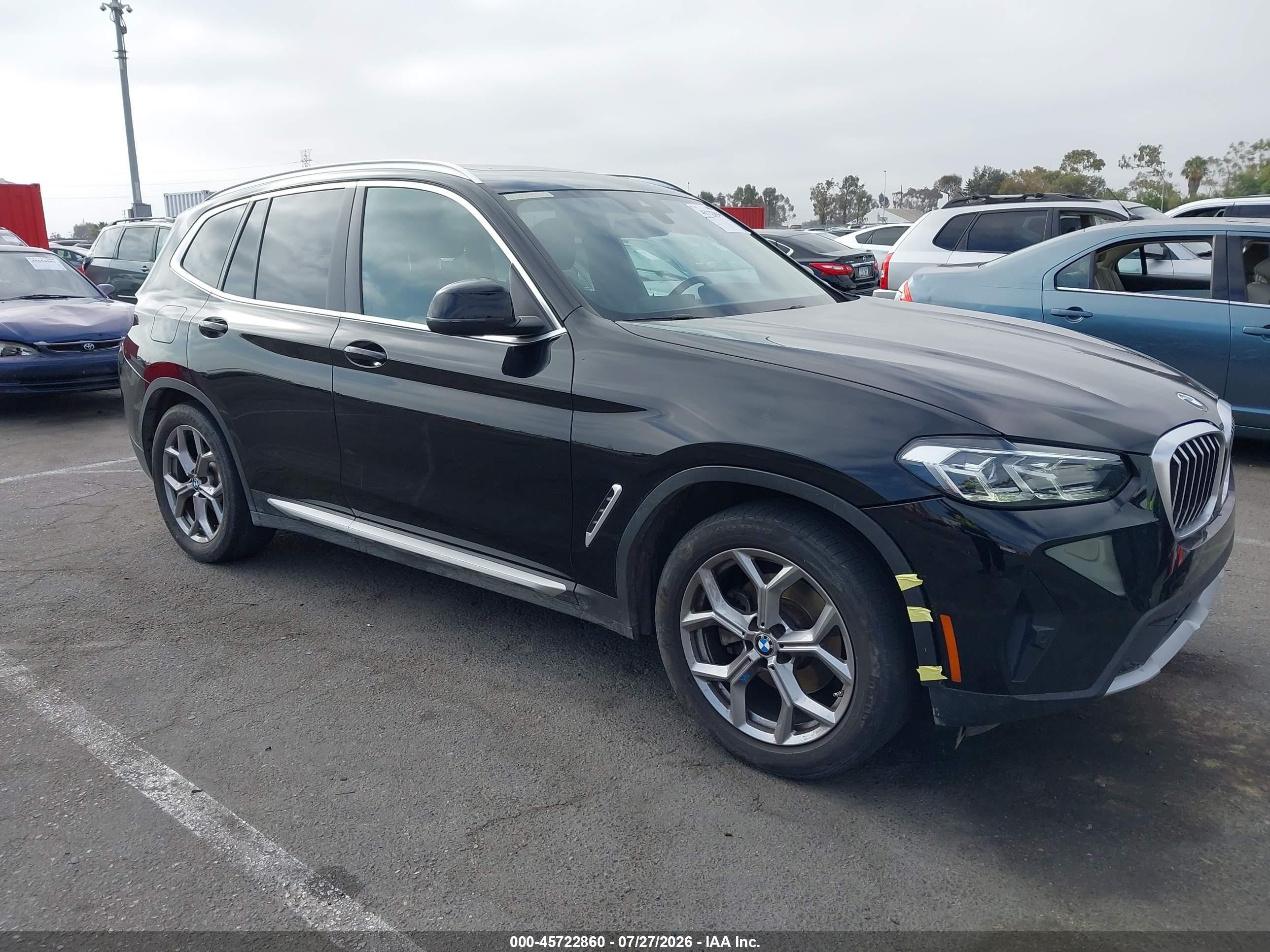 2024 BMW X3 VIN 5UX43DP07R9U00781 — IAAI salvage auction photo