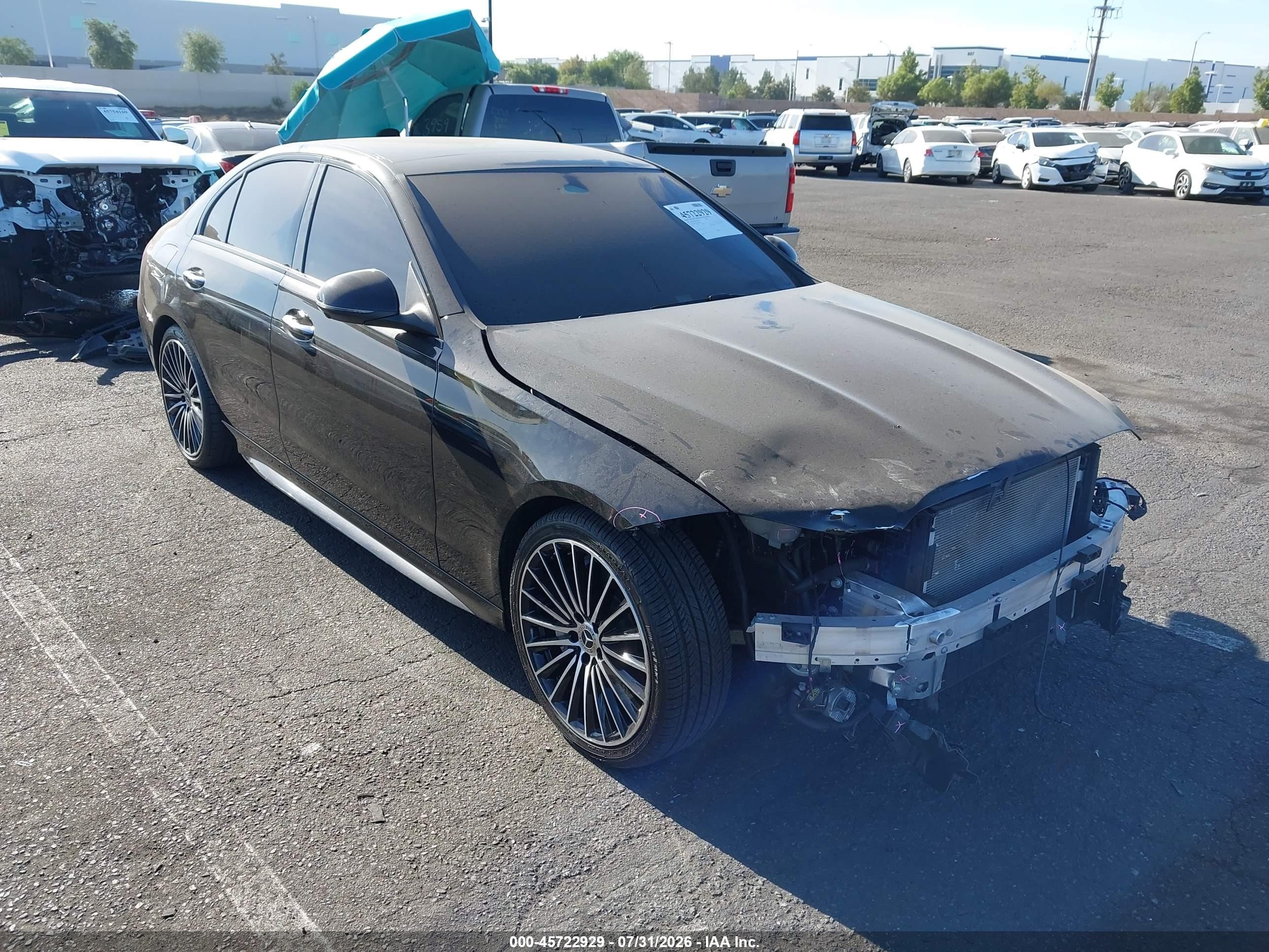 2024 Mercedes-Benz C-Class VIN W1KAF4GB1RR207688 — IAAI salvage auction photo
