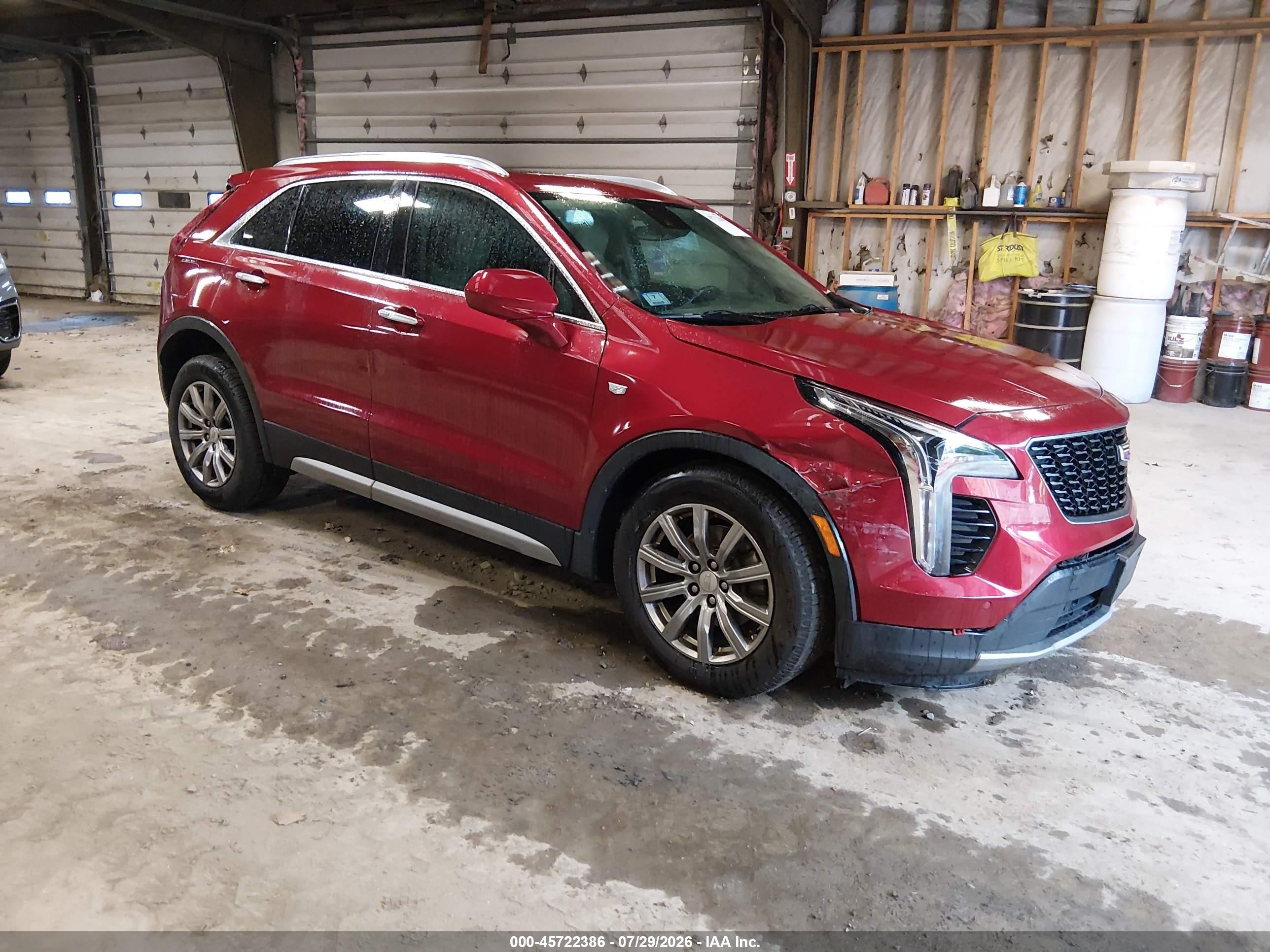 2019 Cadillac XT4 VIN 1GYFZDR43KF156945 IAAI salvage auction — Unknown, Salvage (Massachusetts), sold $3,850 on 2026-09-11 (photo 1)