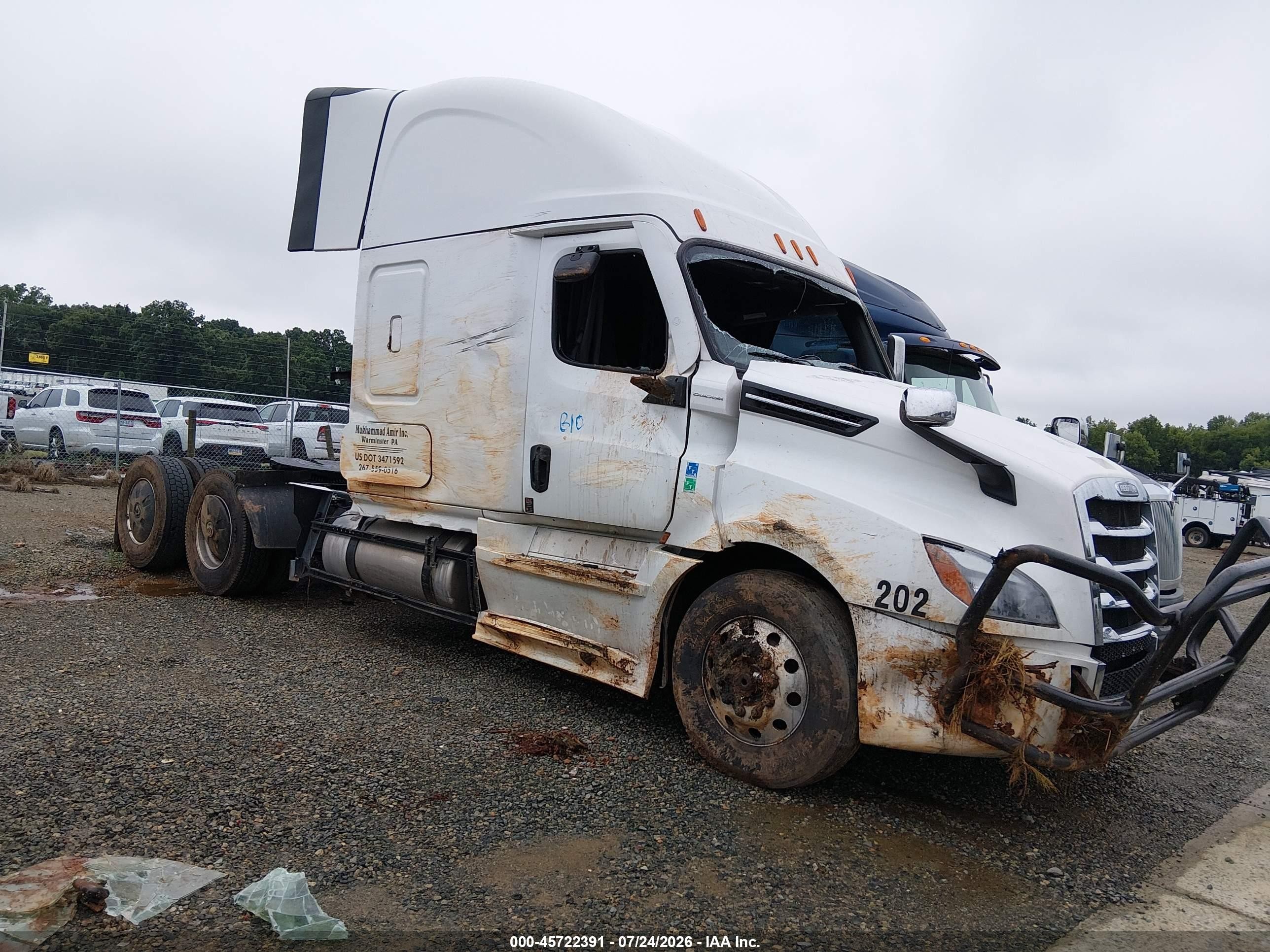 2025 Freightliner New Cascadia 126 VIN 3AKJHHDR1SSWG1129 — IAAI salvage auction photo