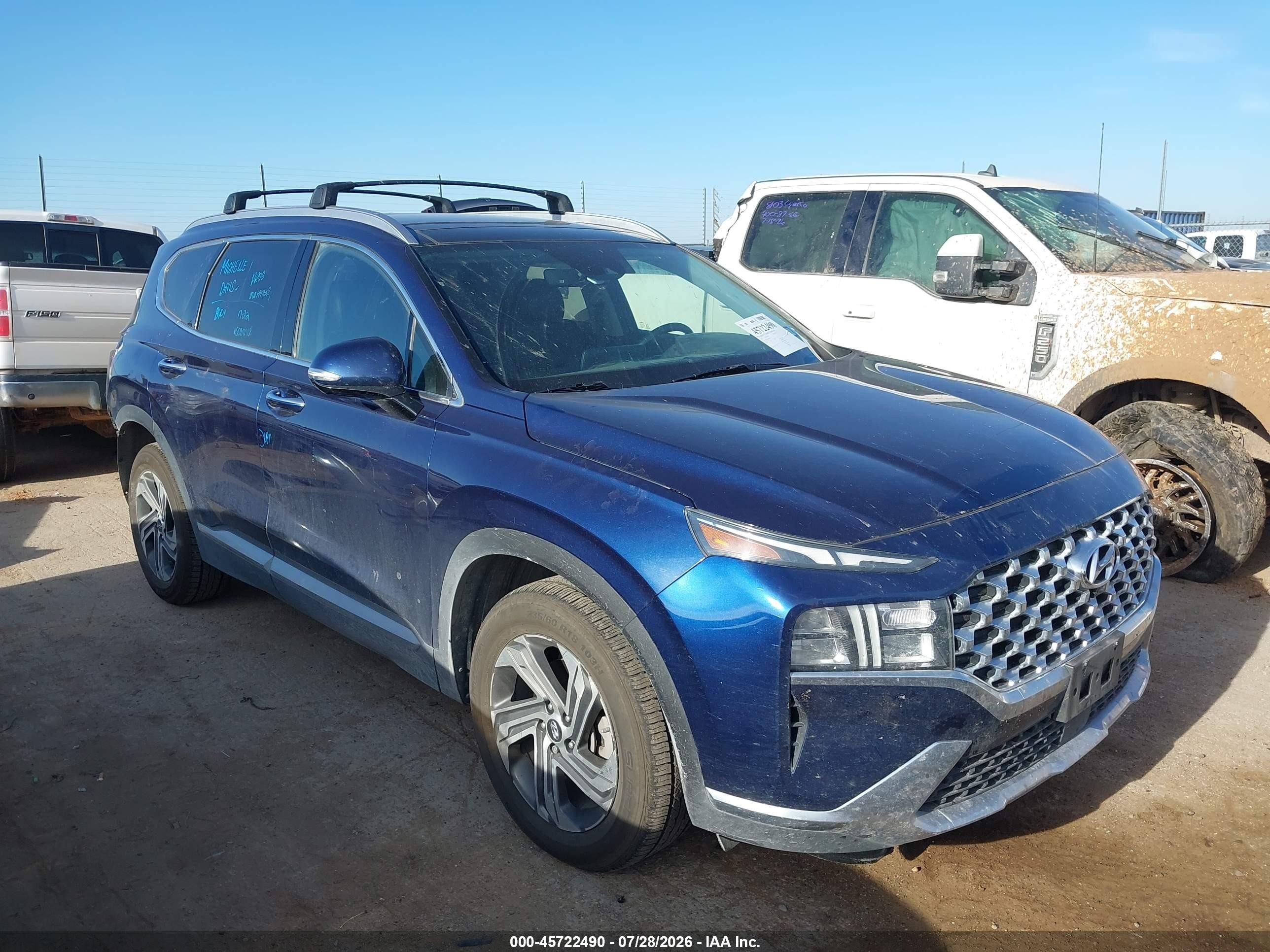 2023 Hyundai Santa Fe VIN 5NMS34AJ4PH502552 — IAAI salvage auction photo