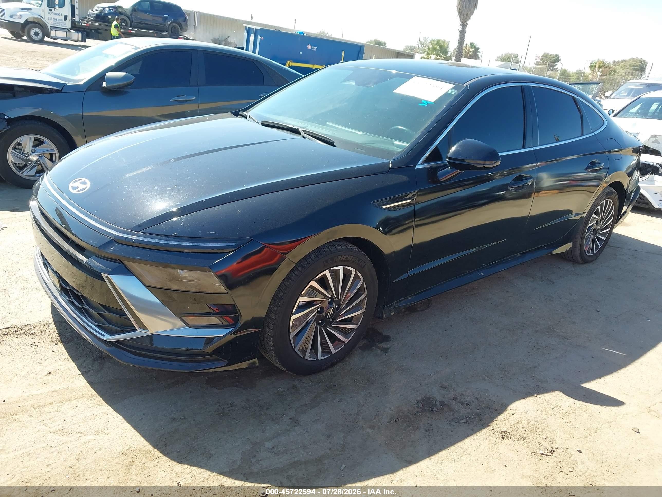 2024 Hyundai Sonata VIN KMHL34JJ2RA100381 IAAI salvage auction — Rear End, Salvage (California), sold $8,900 on 2026-09-06 (photo 2)