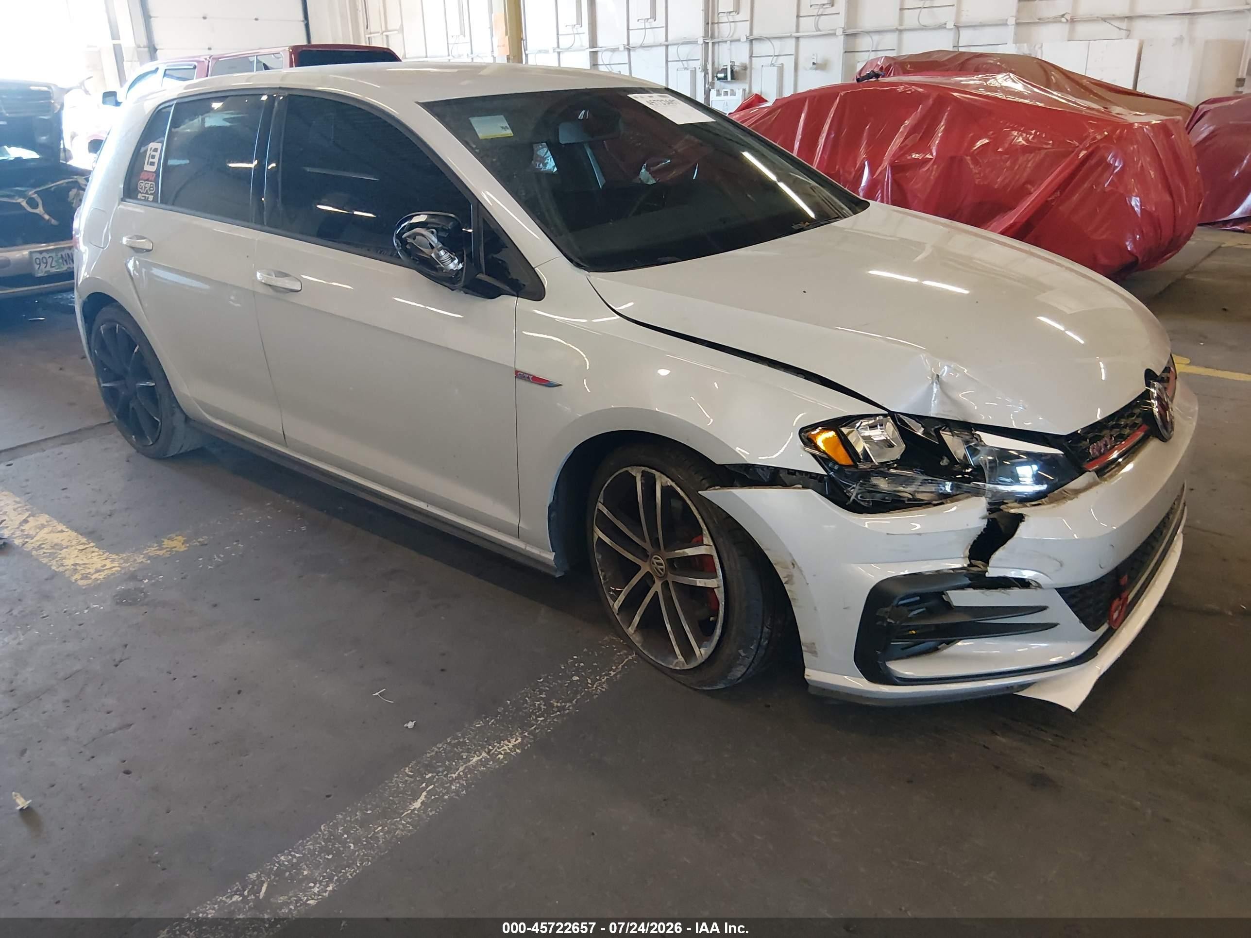 2018 Volkswagen Golf VIN 3VW447AU7JM297070 — IAAI salvage auction photo