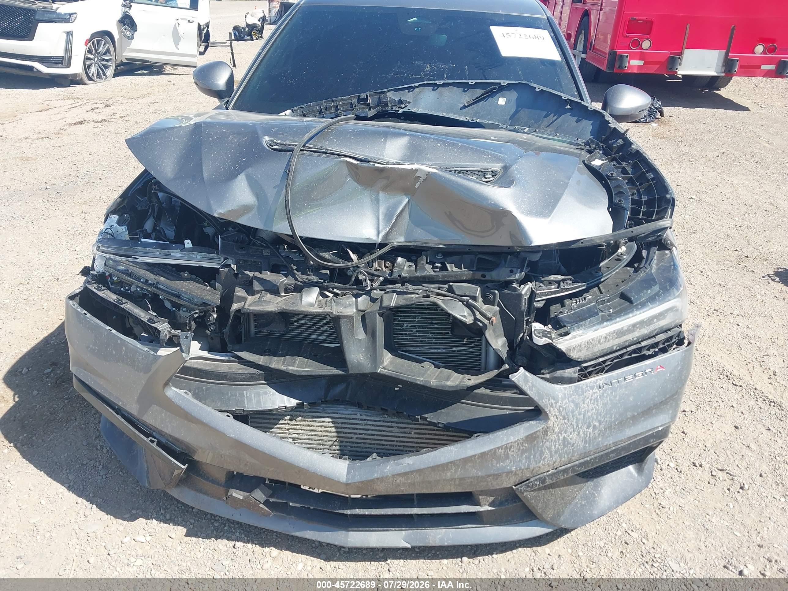 2025 Acura Integra VIN 19UDE5G98SA001805 IAAI salvage auction — Front End, Mv-907A (New York), sold $14,700 on 2026-09-26 (photo 6)