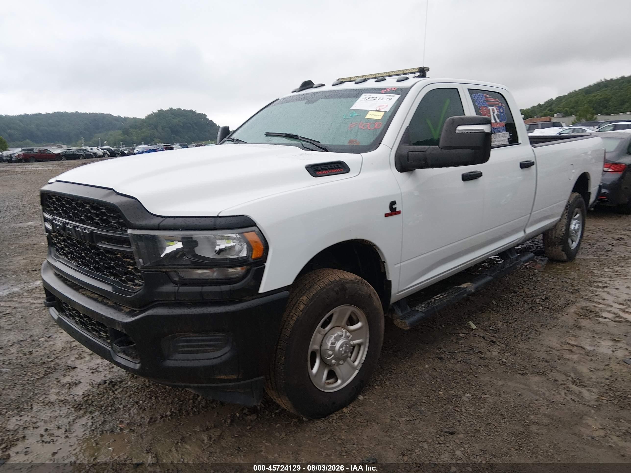 2024 Ram 3500 VIN 3C63R3GL8RG404913 IAAI salvage auction — Water/Flood, Non-Repairable Certificate (West Virginia), sold $9,550 on 2026-10-02 (photo 2)
