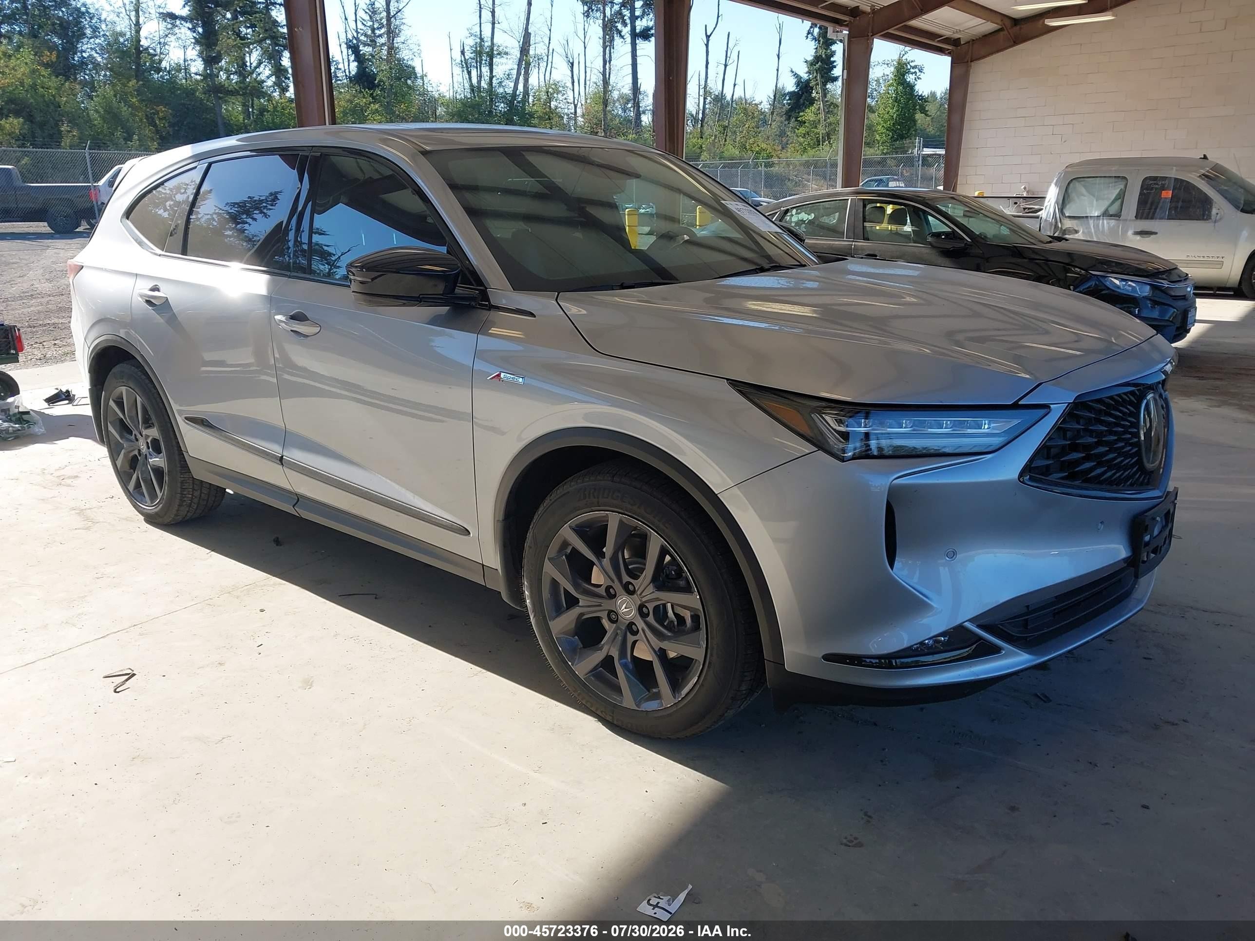 2024 Acura MDX VIN 5J8YE1H08RL020010 — IAAI salvage auction photo