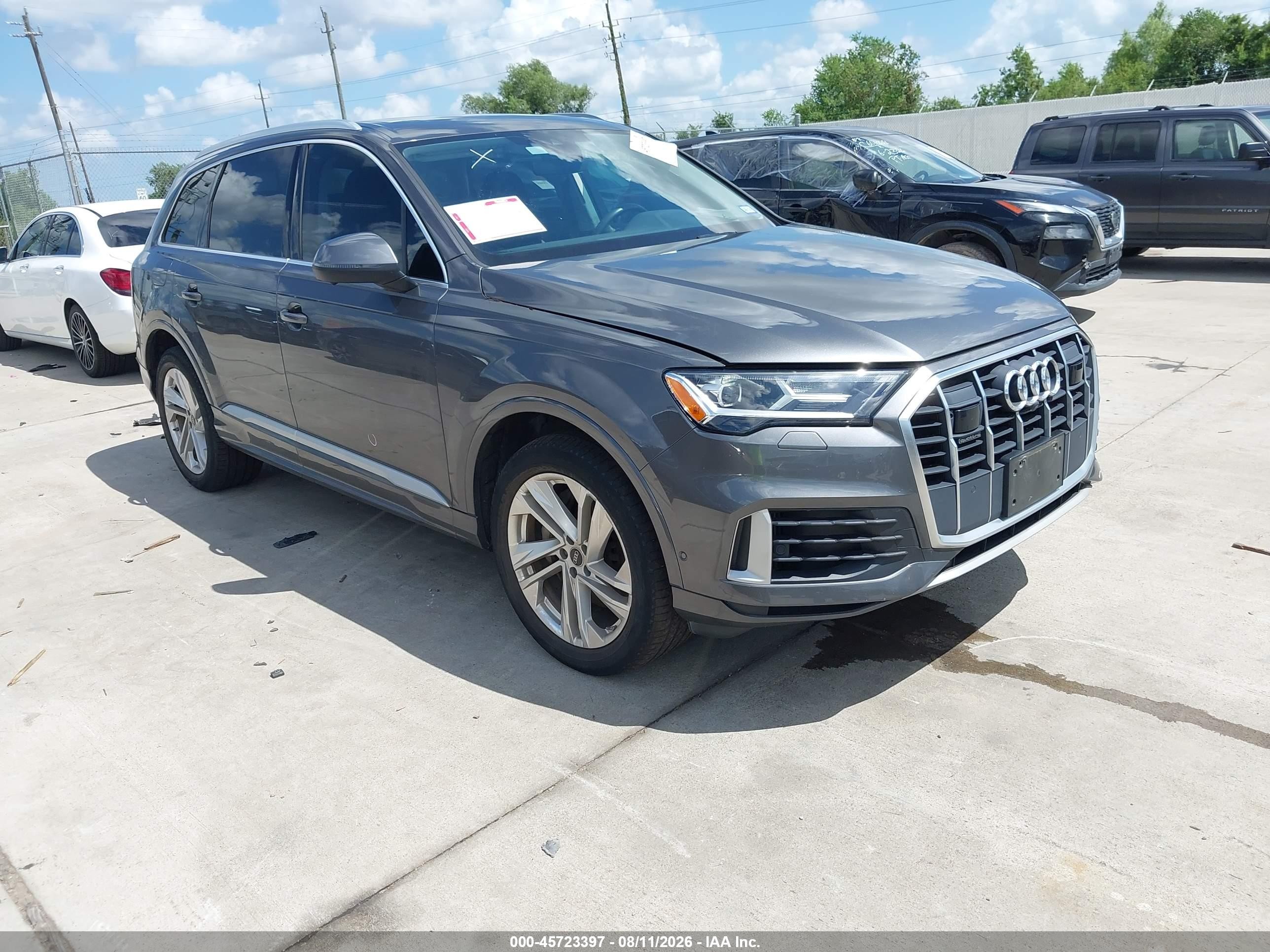 2022 Audi Q7 VIN WA1LXBF72ND019717 — IAAI salvage auction photo