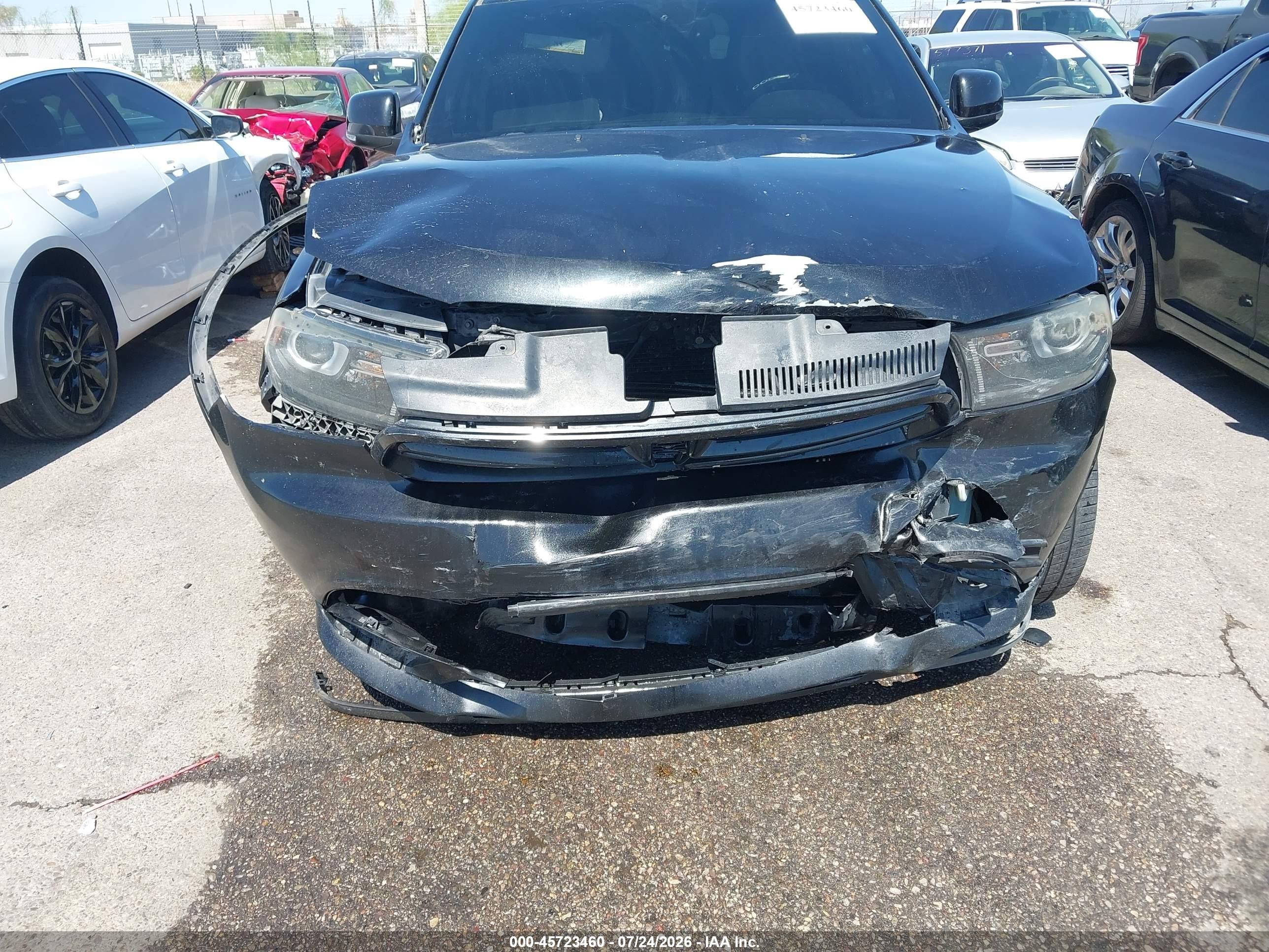 2016 Dodge Durango VIN 1C4SDJCT8GC353880 IAAI salvage auction — Front End, Salvage (Arizona), sold $1,550 on 2026-09-03 (photo 6)