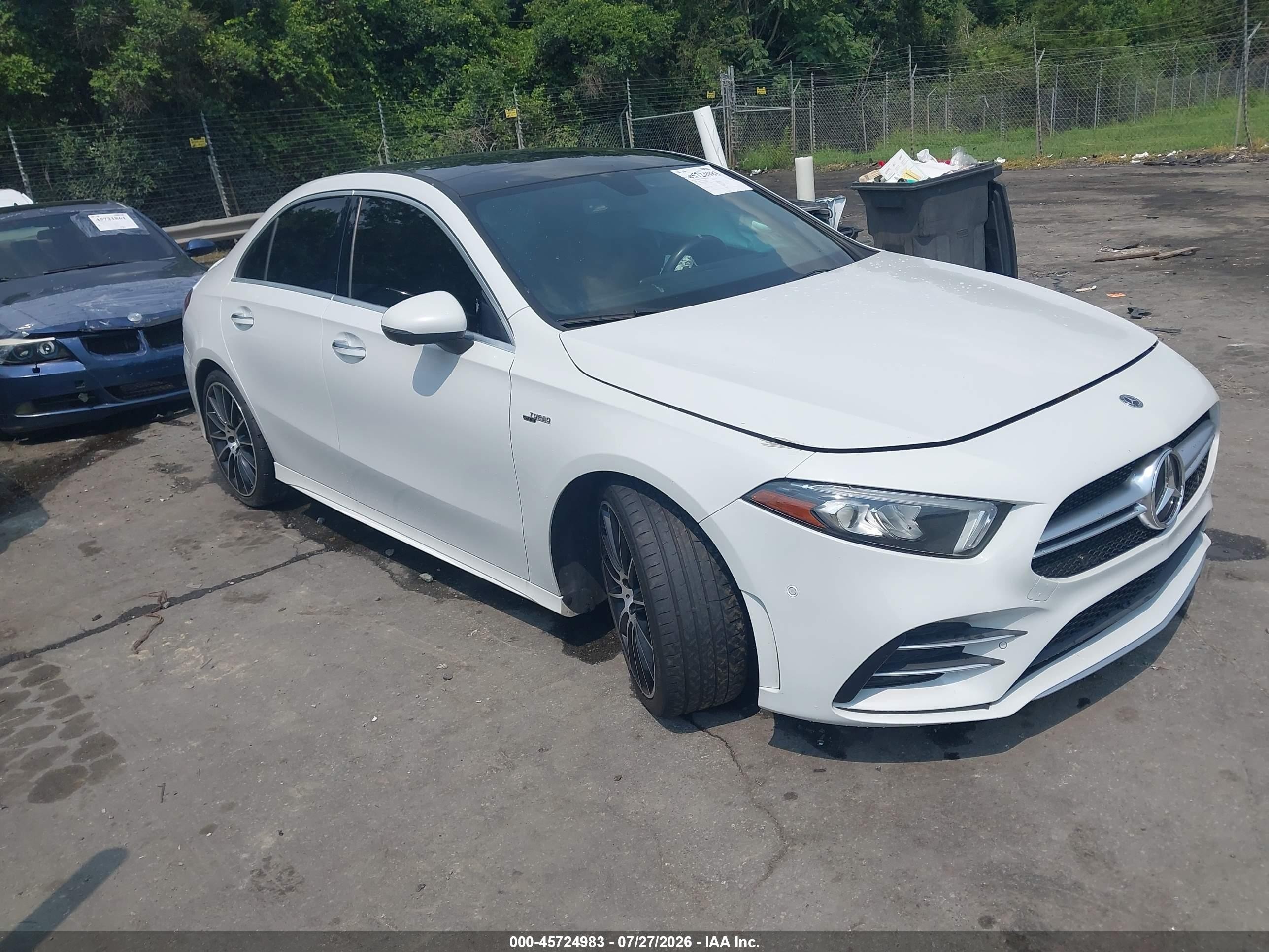 2020 Mercedes-Benz A-Class VIN W1K3G5BB7LJ223984 — IAAI salvage auction photo