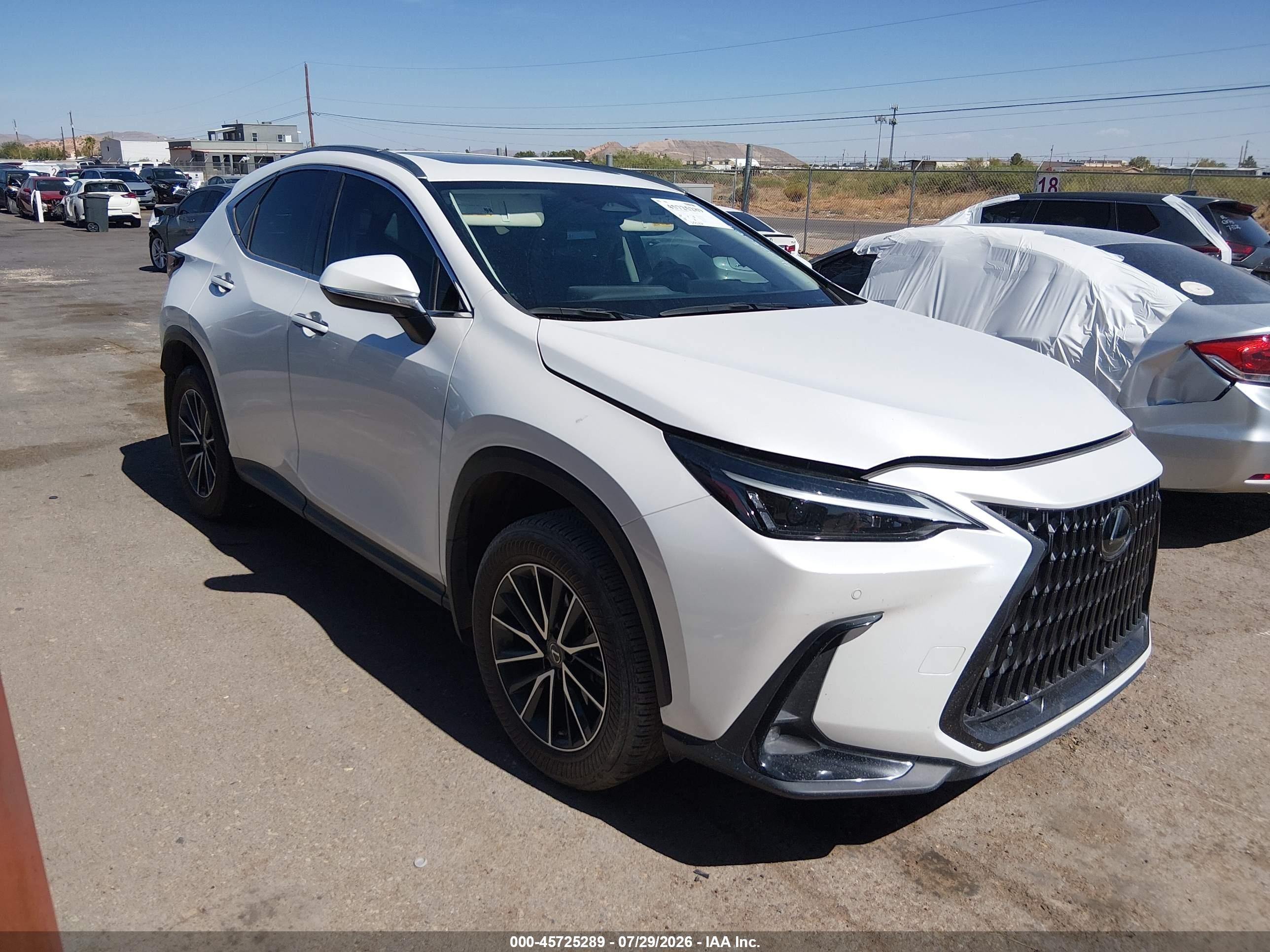 2023 Lexus NX 350h VIN JTJGKCEZ2P5006541 — IAAI salvage auction photo