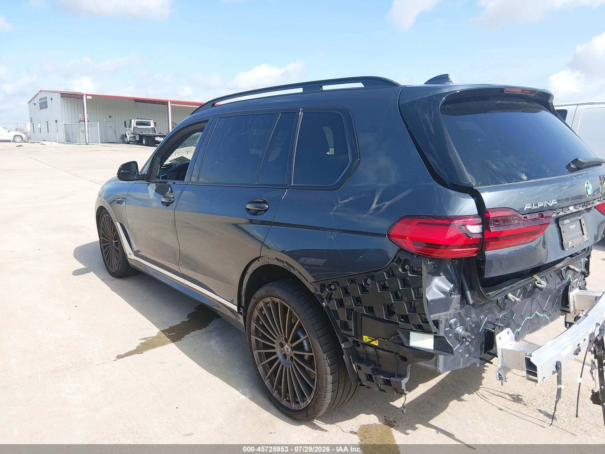 2021 BMW X7 VIN 5UXCX6C18M9F67950 IAAI salvage auction — Rear End, Original (Texas), sold $37,500 on 2026-08-27 (photo 3)