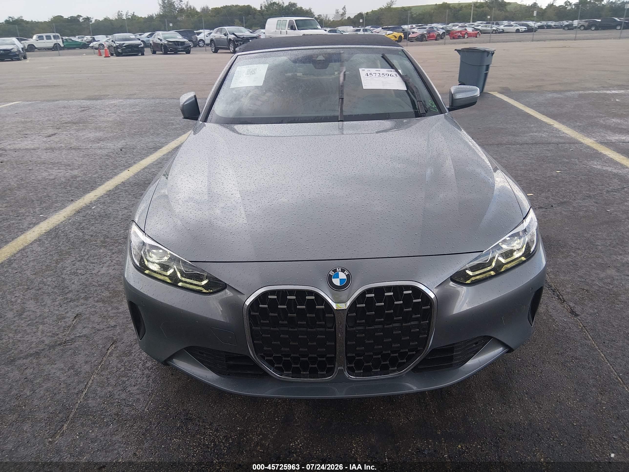 2023 BMW 4 Series VIN WBA23AT07PCM11161 IAAI salvage auction — Undercarriage, Certificate Of Destruction (Florida), sold $14,100 on 2026-09-03 (photo 6)