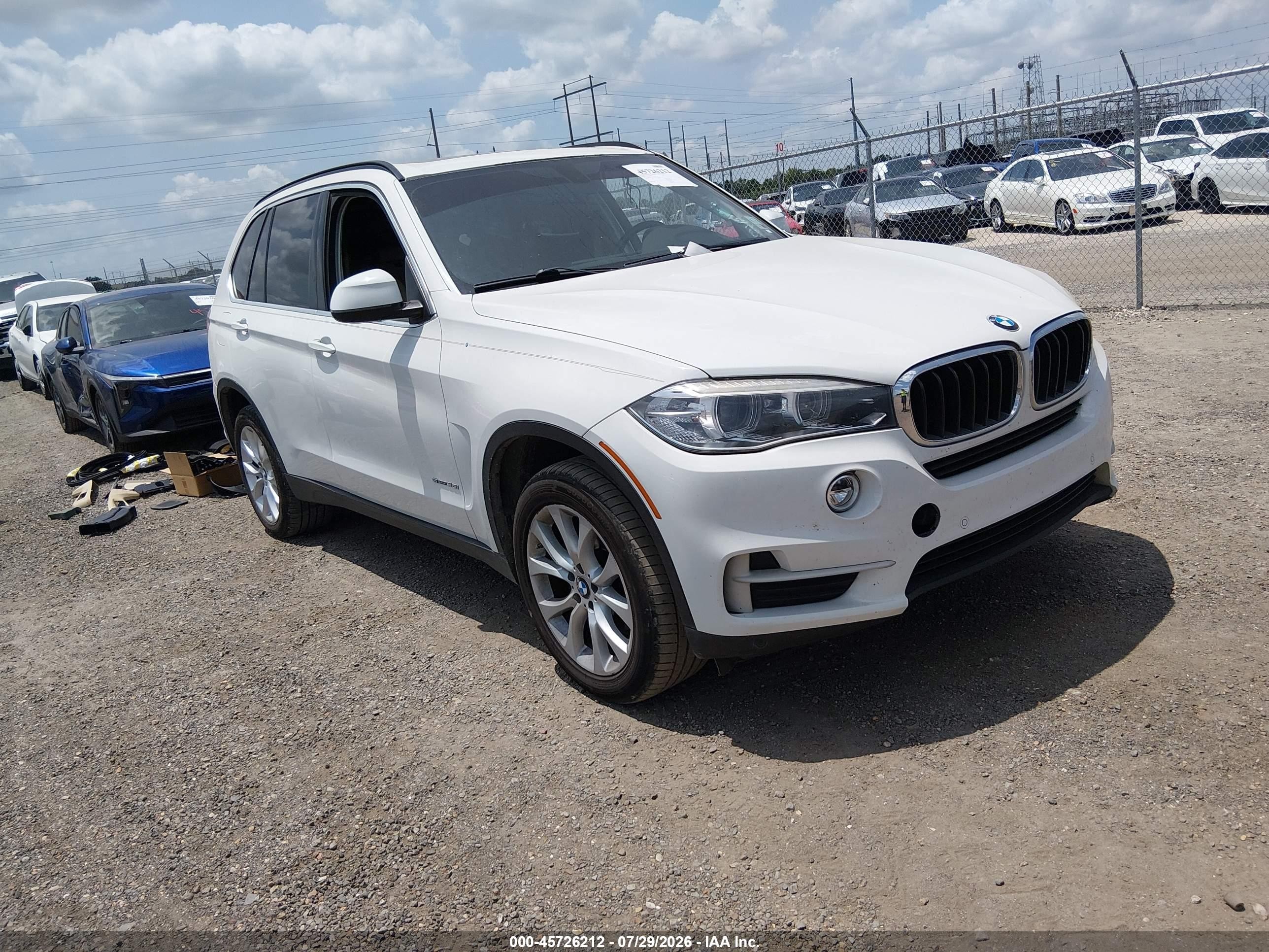 2016 BMW X5 VIN 5UXKR2C50G0R71770 IAAI salvage auction — Storm Damage, Salvage (Louisiana), sold $1,600 on 2026-09-09 (photo 1)