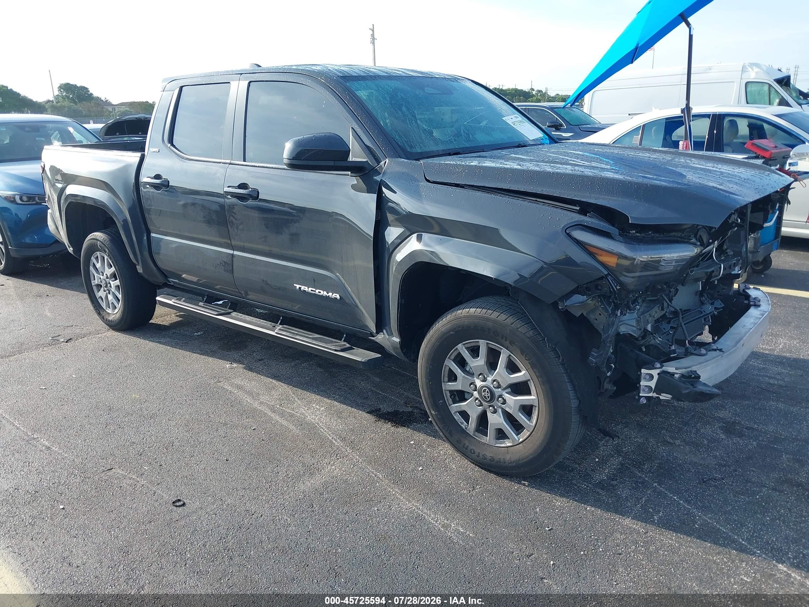 2024 Toyota Tacoma VIN 3TMKB5FN5RM022766 — IAAI salvage auction photo