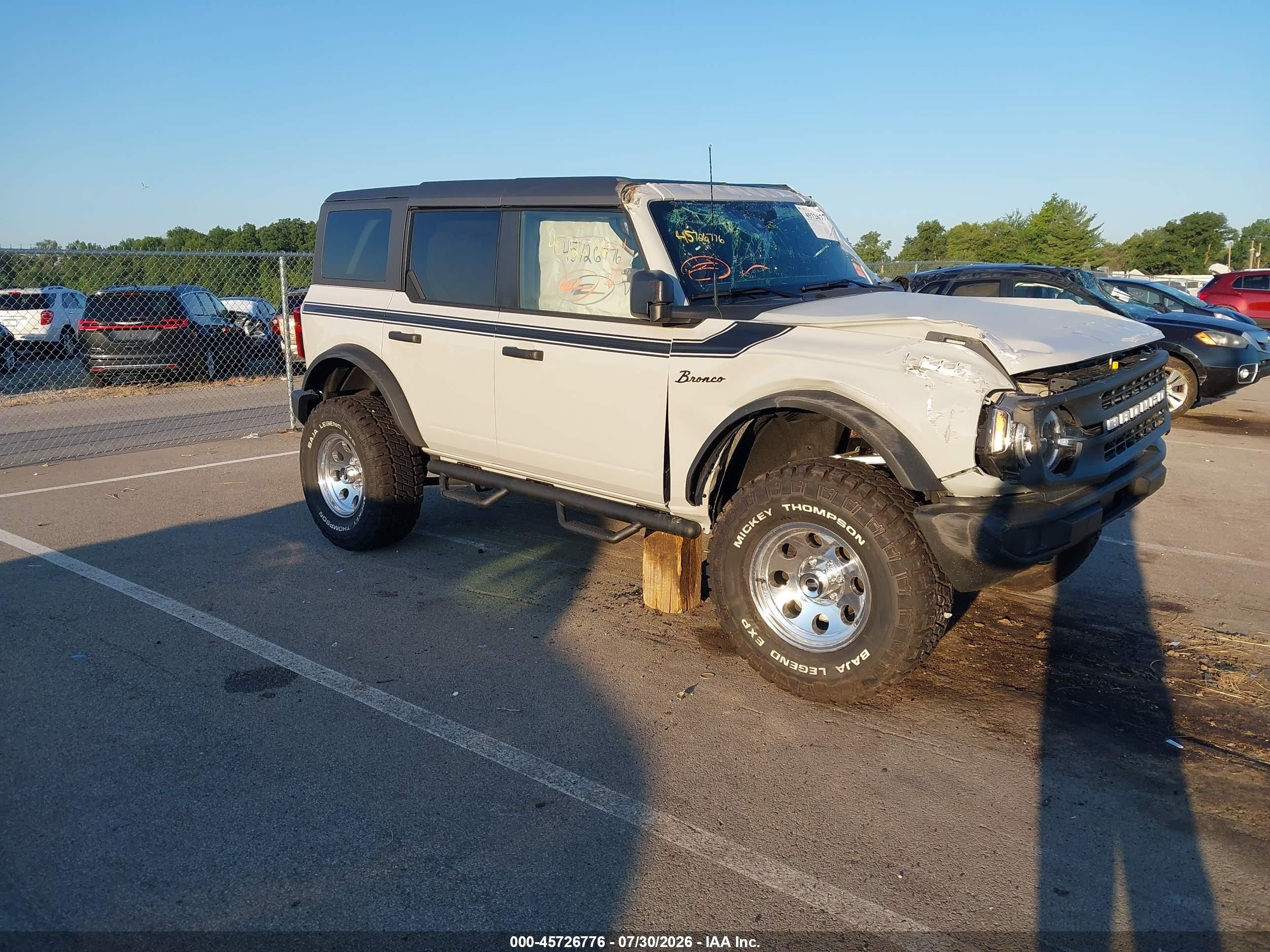 2026 Ford Bronco VIN 1FMDE7BH5TLA72759 — IAAI salvage auction photo