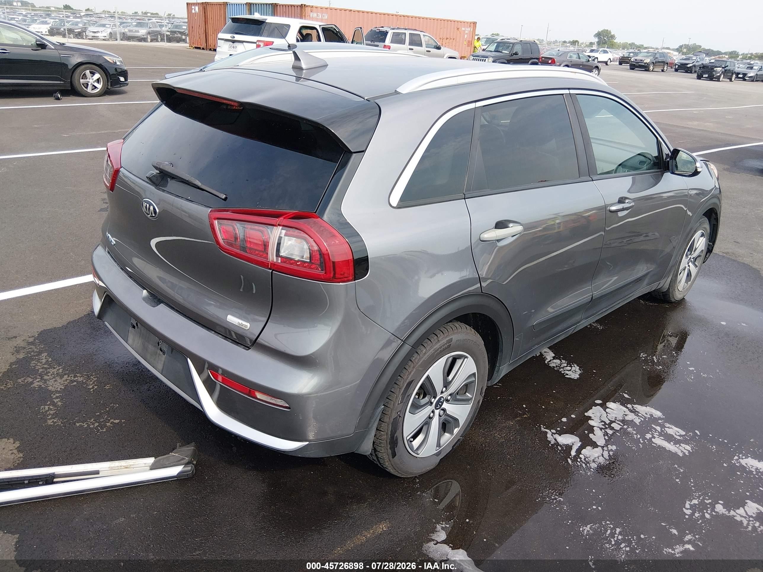 2017 Kia Niro VIN KNDCC3LC3H5090285 IAAI salvage auction — Hail, Salvage (Missouri), sold $825 on 2026-09-08 (photo 4)