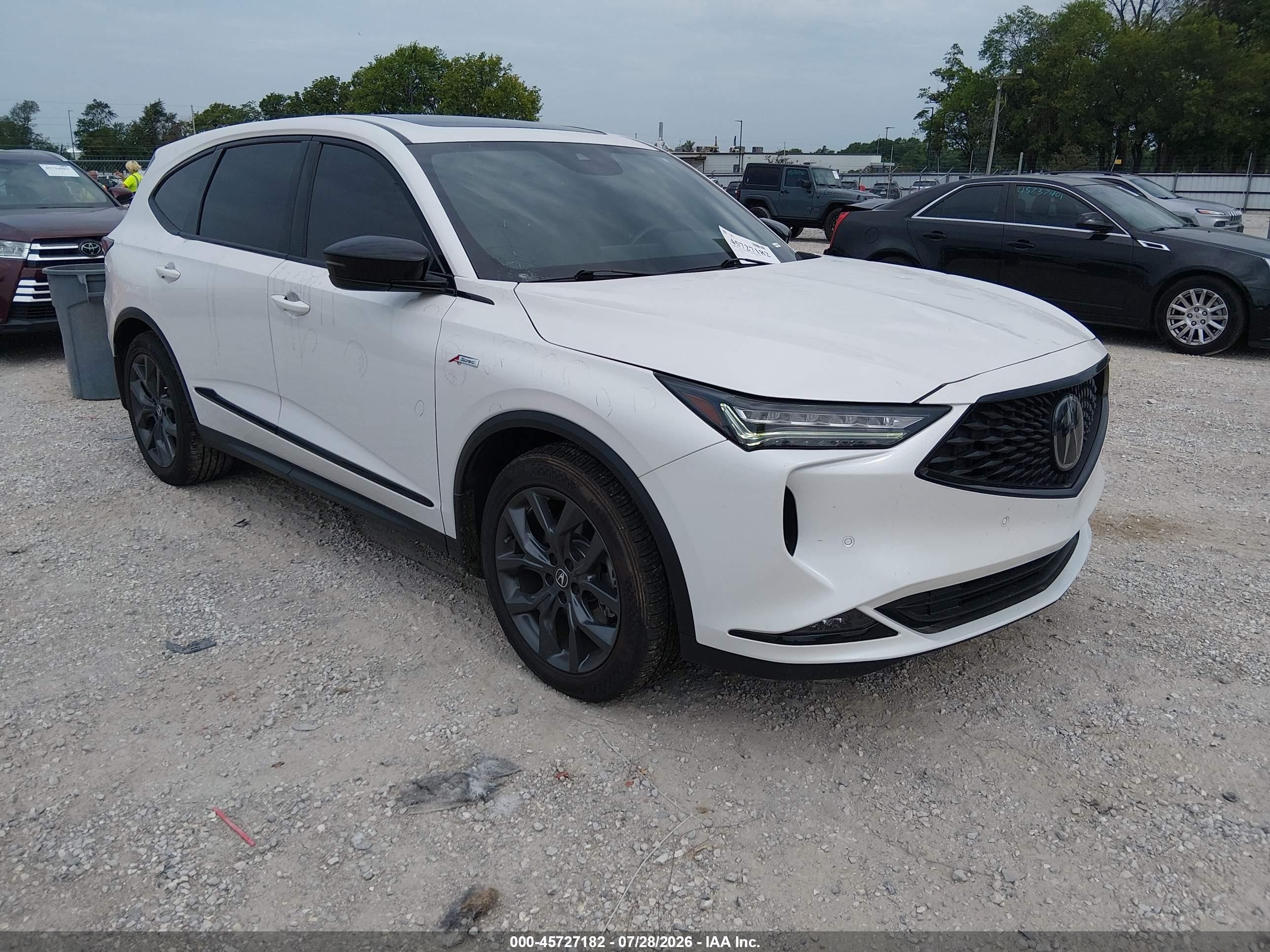 2023 Acura MDX VIN 5J8YE1H07PL027334 — IAAI salvage auction photo