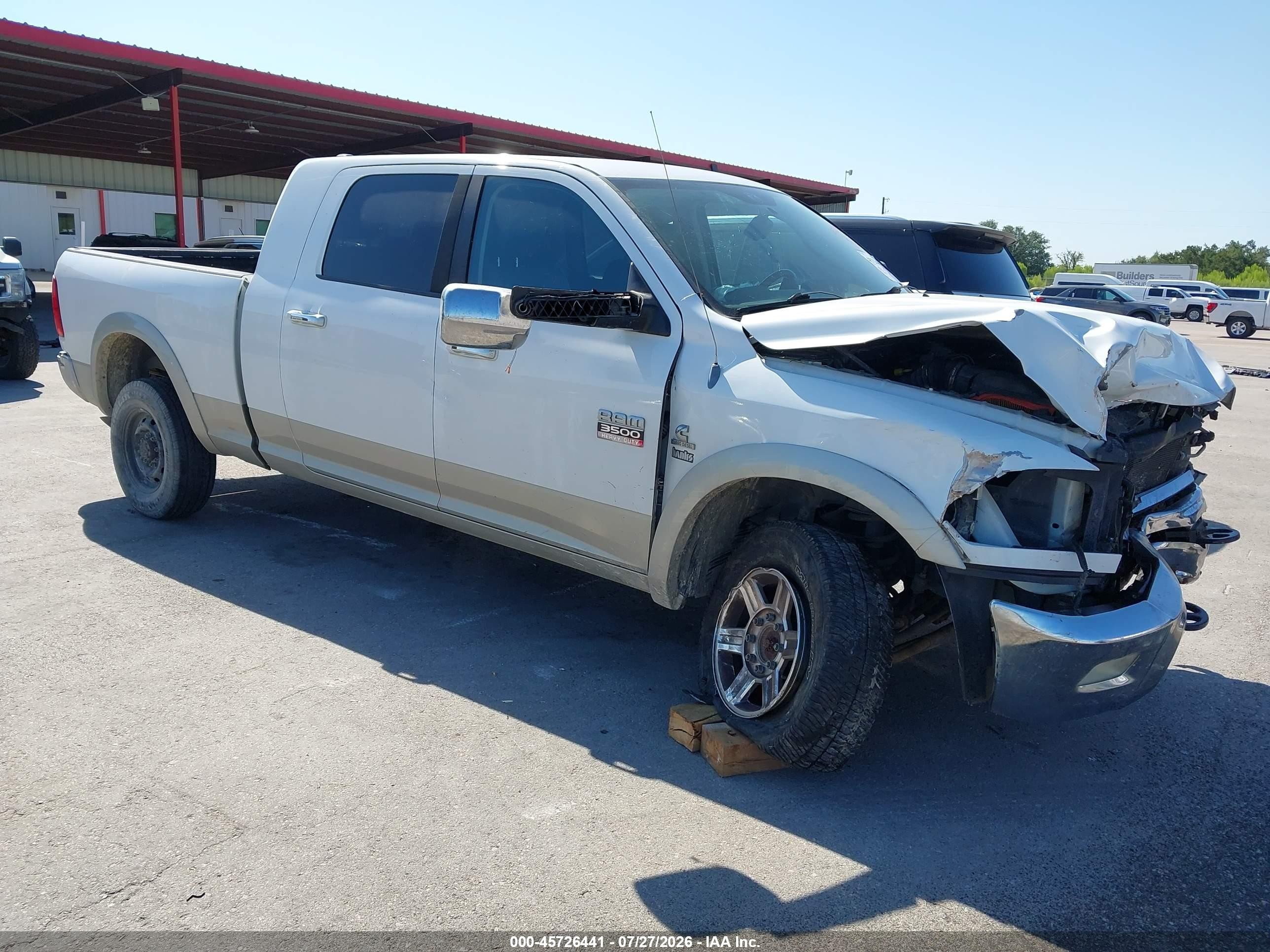 2011 Ram 3500 VIN 3D73Y3HL2BG592155 — IAAI salvage auction photo
