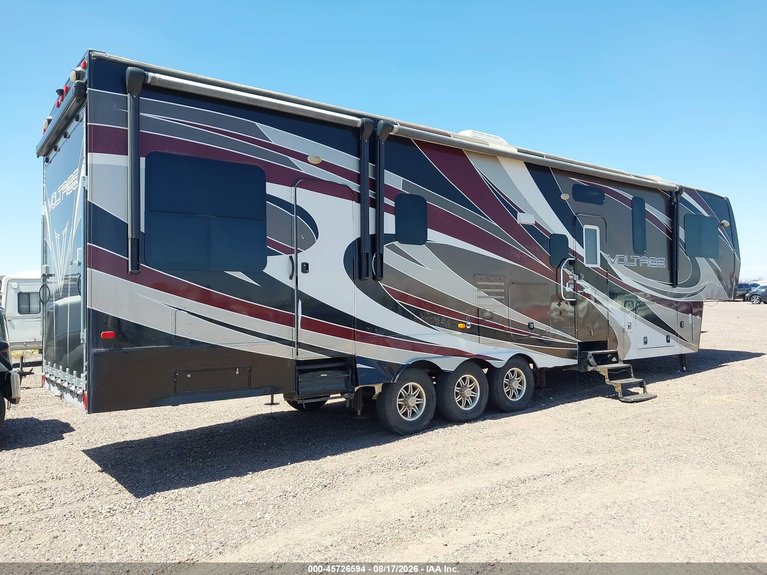 2014 Dutchmen Voltage VIN 47CFVTU34EC663898 IAAI salvage auction — Rear End, Salvage (Arizona), sold $12,250 on 2026-10-06 (photo 6)