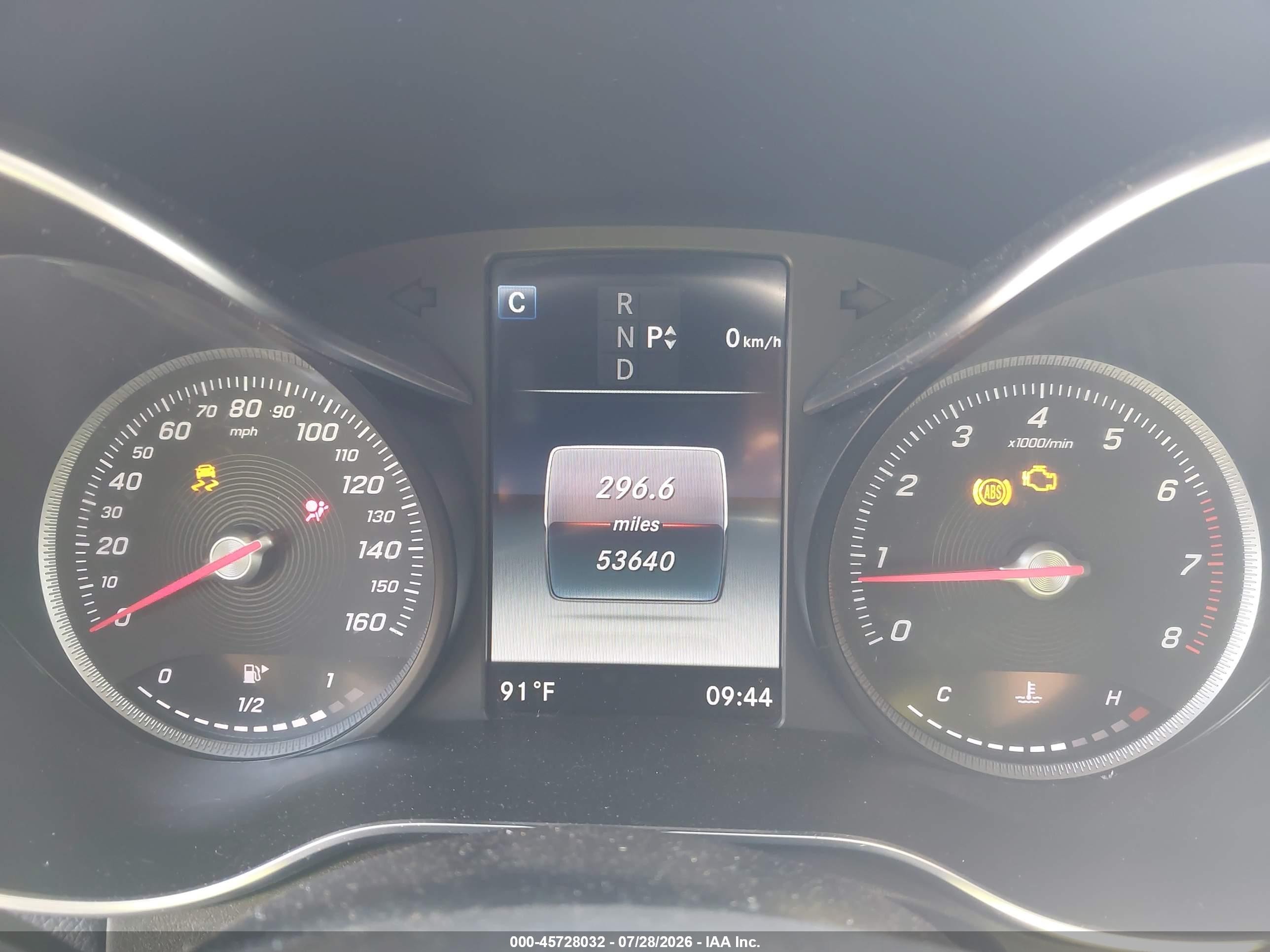 2019 Mercedes-benz Glc coupe VIN WDC0J4KB1KF658844 IAAI salvage auction — Front End, Salvage (Georgia), sold $15,100 on 2026-09-05 (photo 7)