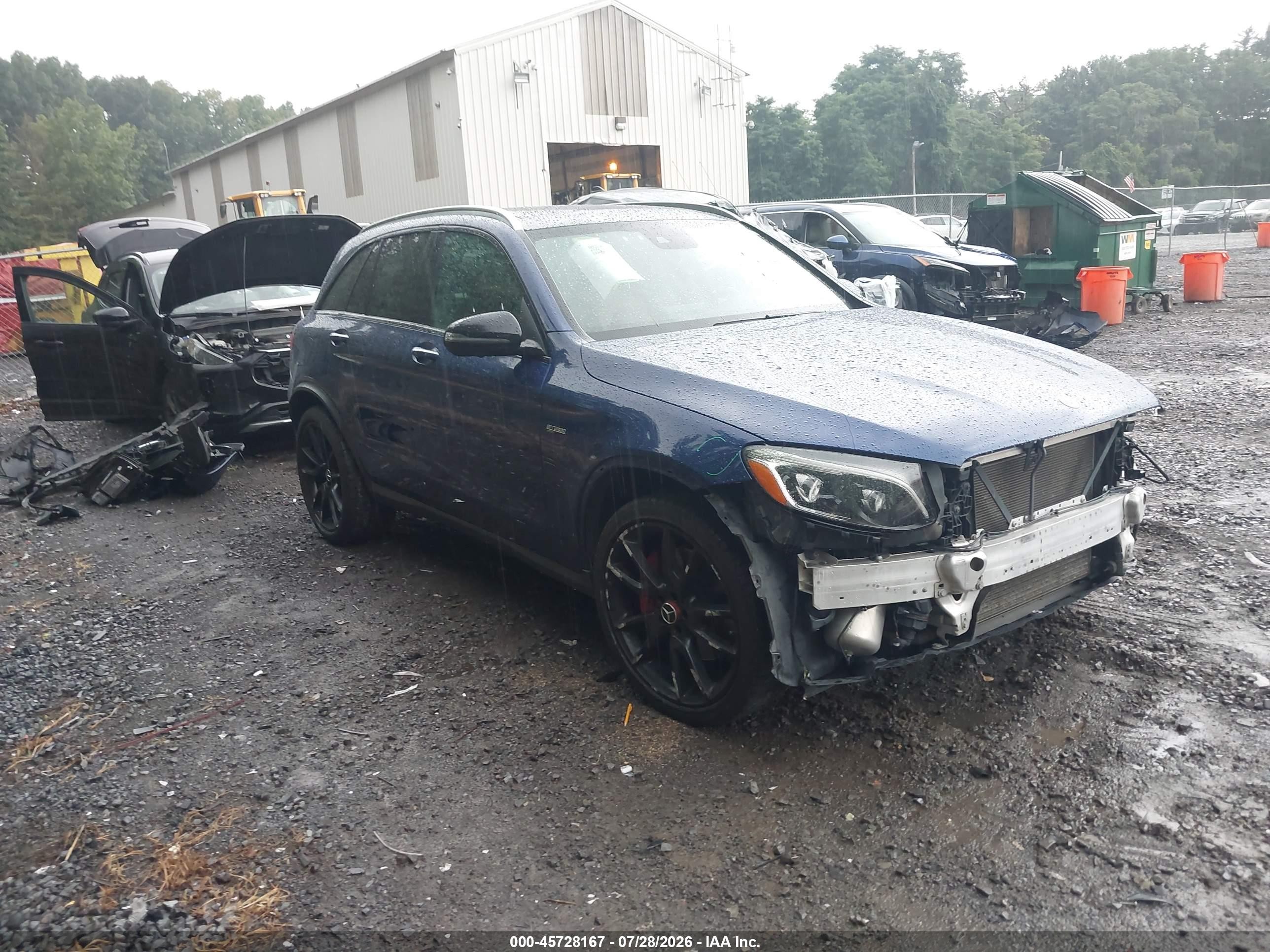 2019 Mercedes-Benz GLC-Class VIN WDC0G6EB0KF618132 — IAAI salvage auction photo
