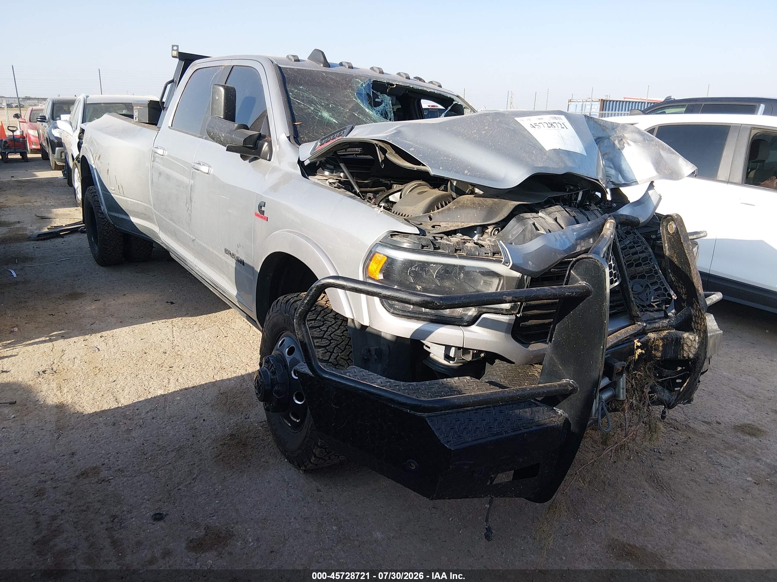 2020 Ram 3500 VIN 3C63RRJL6LG166711 — IAAI salvage auction photo