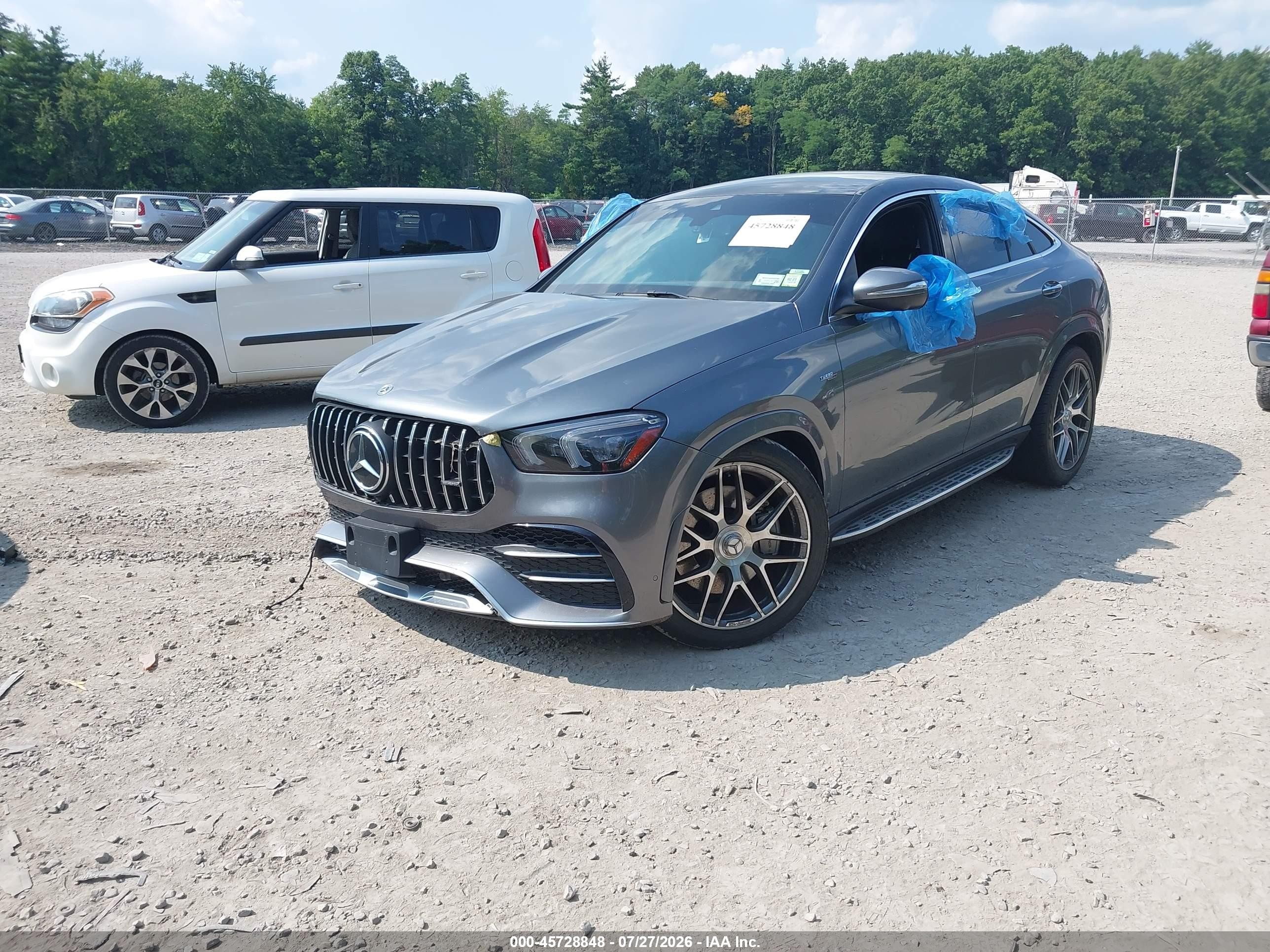 2022 Mercedes-benz Amg gle coupe VIN 4JGFD6BB1NA792480 IAAI salvage auction — Unknown, Mv-907A (New York), sold $26,800 on 2026-08-17 (photo 2)