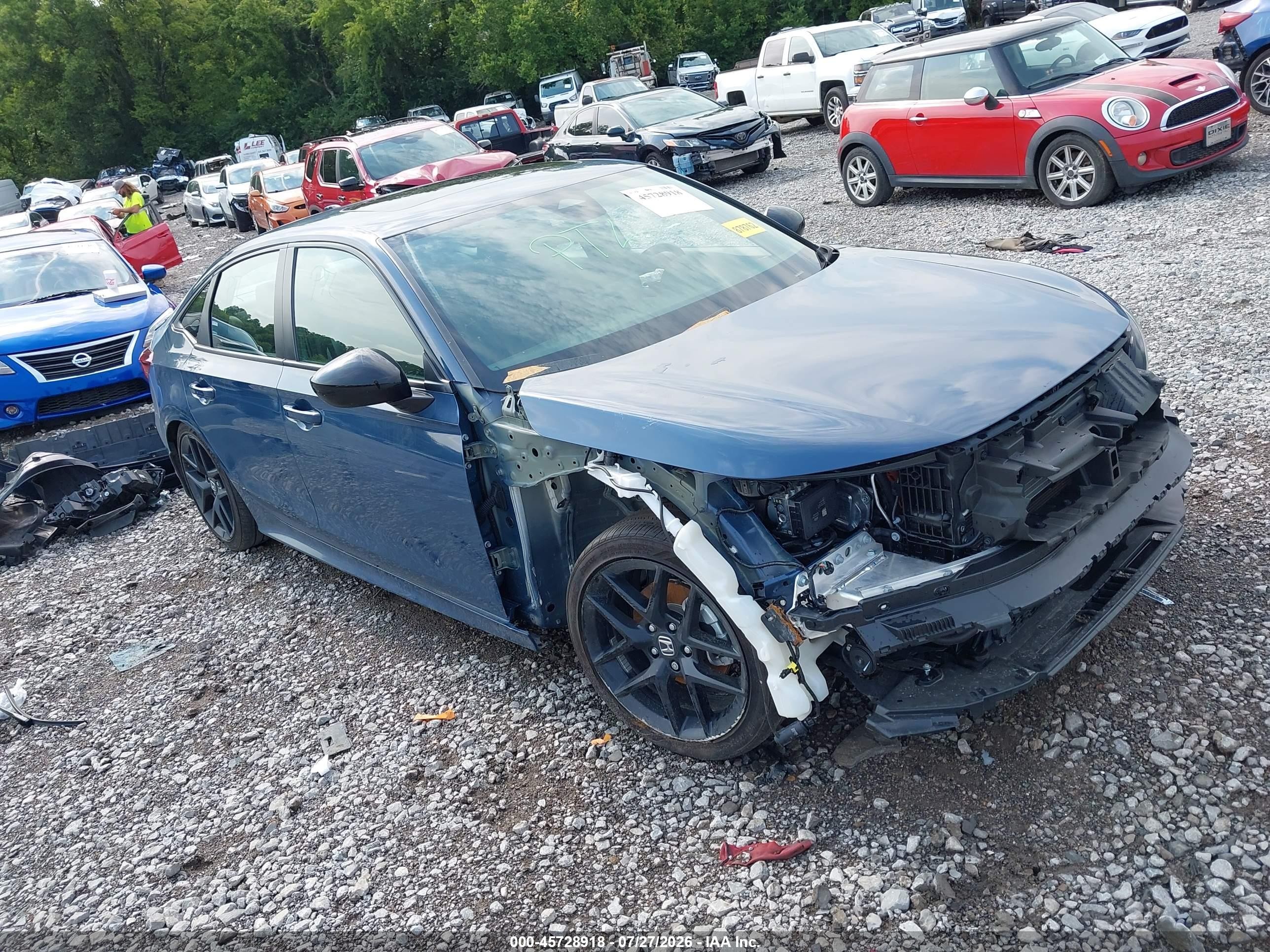 2026 Honda Civic Hybrid VIN 2HGFE4F82TH304125 — IAAI salvage auction photo